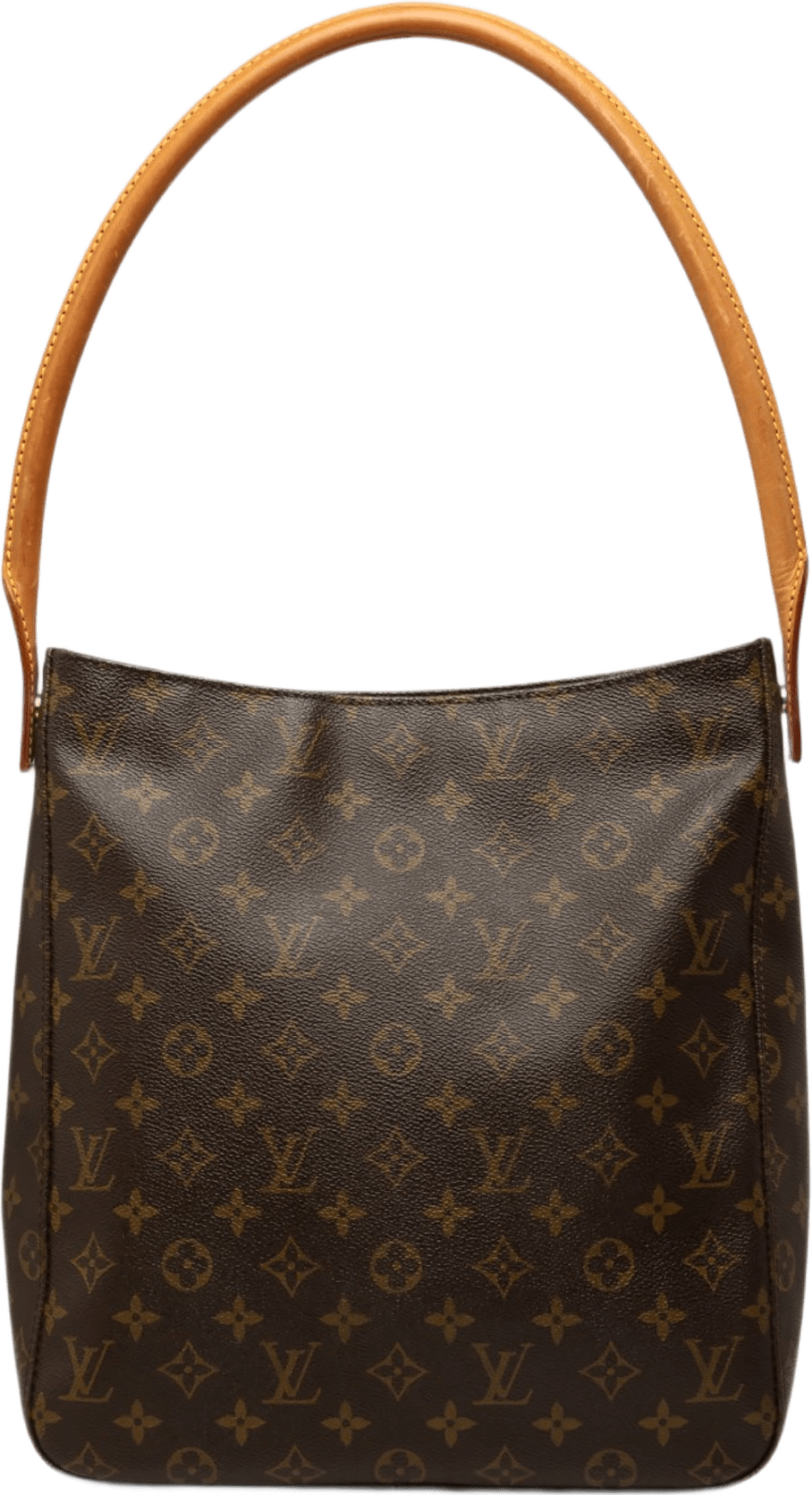 Louis Vuitton Monogram Looping Gm, från Luxclusif, i färgen brun.