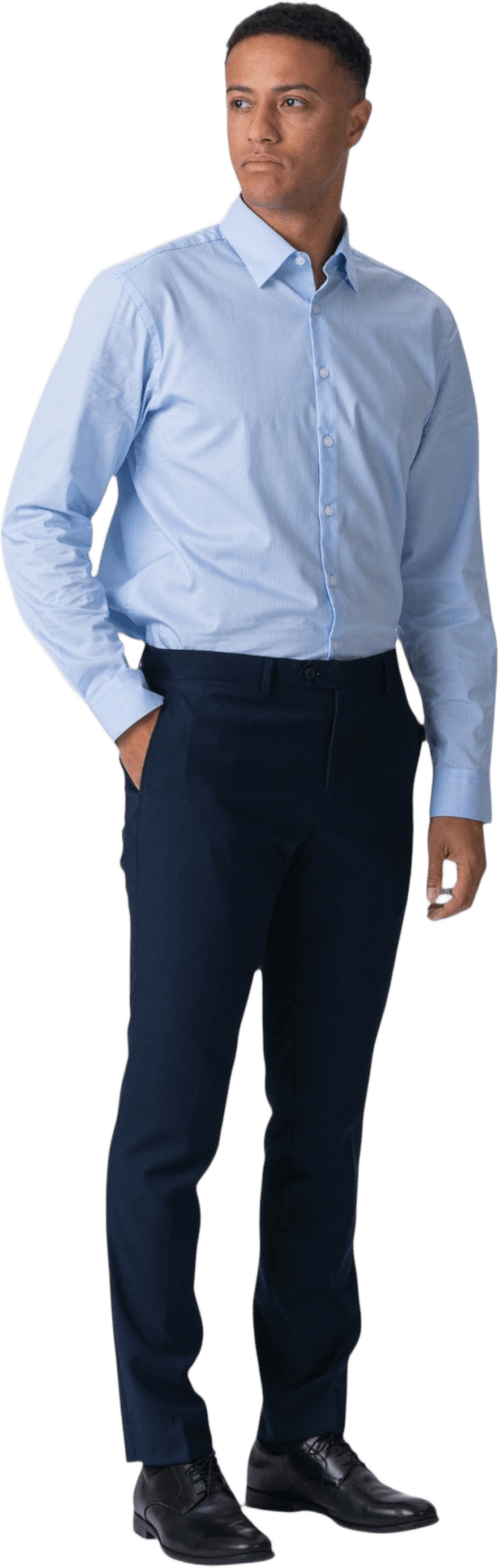 Premium Kostymbyxor, från TeeShoppen, i färgen marin.