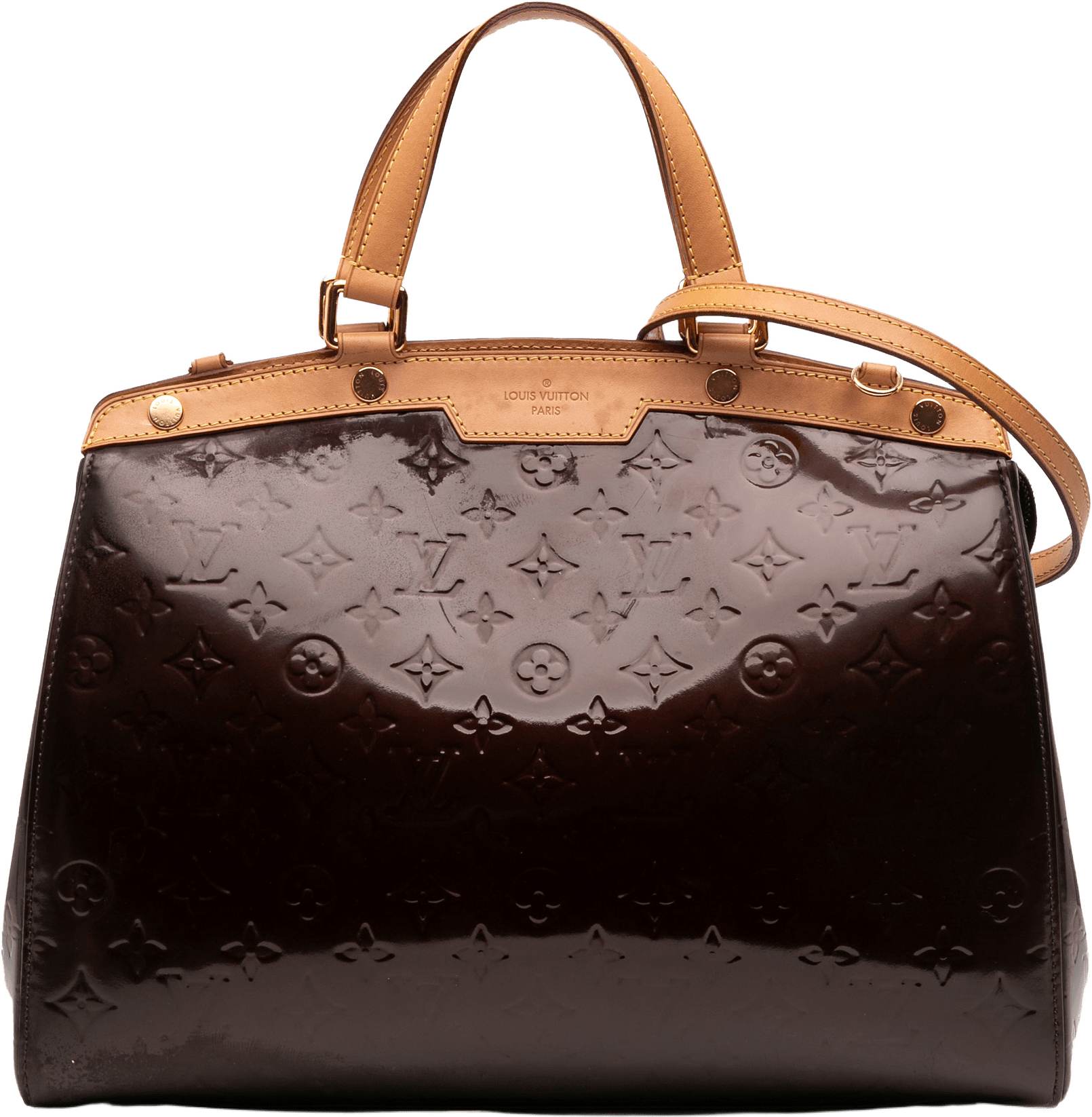 Louis Vuitton Monogram Vernis Brea Gm, från Luxclusif, i färgen purple.