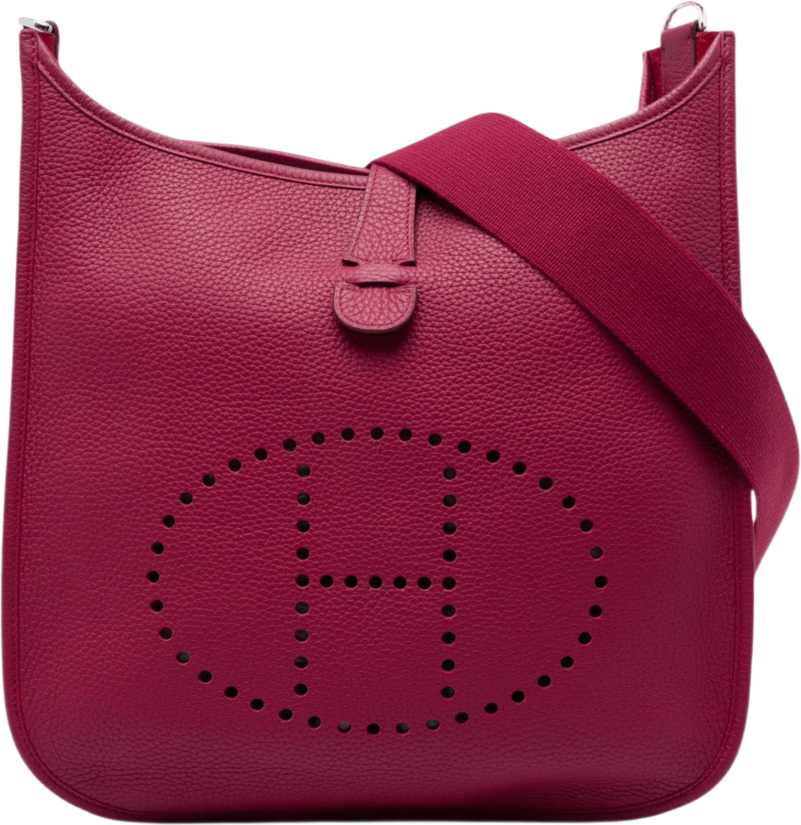 Hermès Clemence Evelyne Iii 33, från Luxclusif, i färgen purpur.