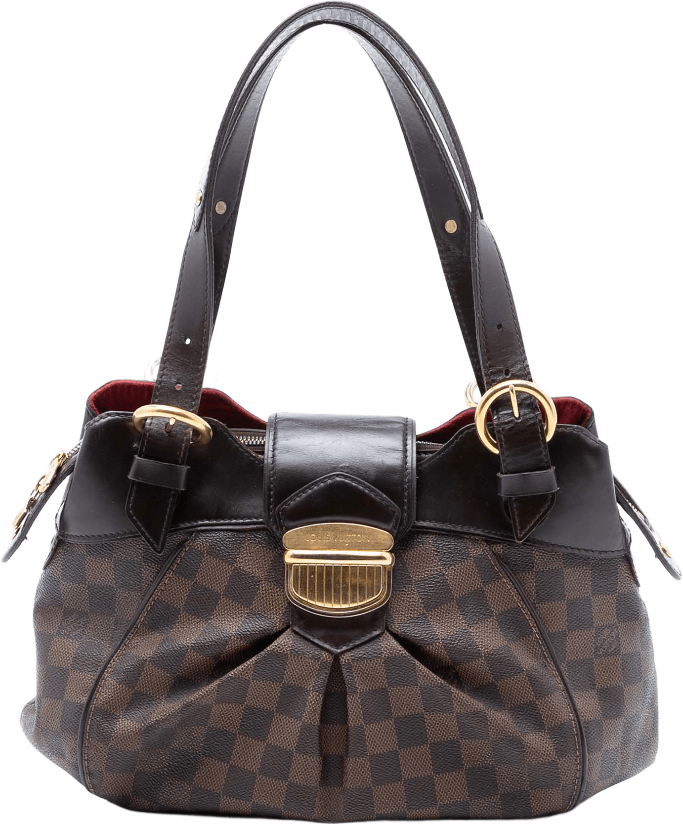 Louis Vuitton Damier Ebene Sistina Pm, från Luxclusif, i färgen brown.