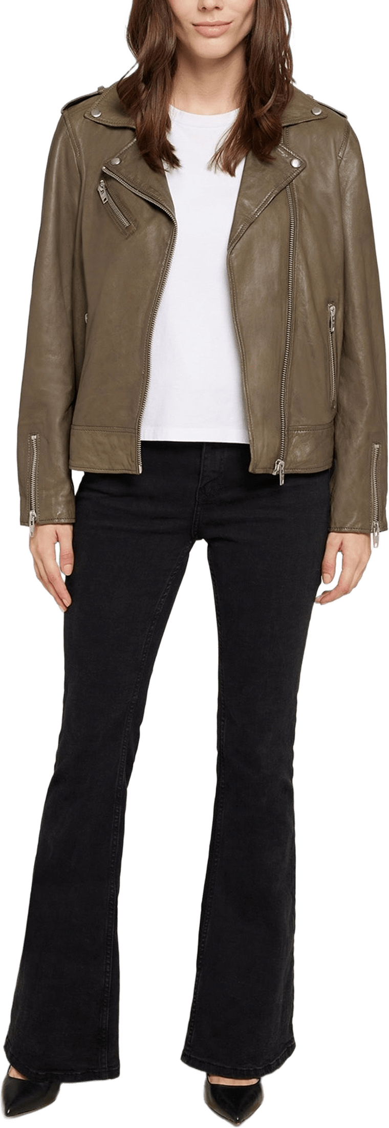 Yaya Jacket, från ROCKANDBLUE, i färgen dusty olive.