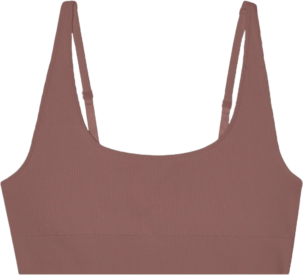 Women's Ribbed Bra, från Frank Dandy, i färgen bronze.
