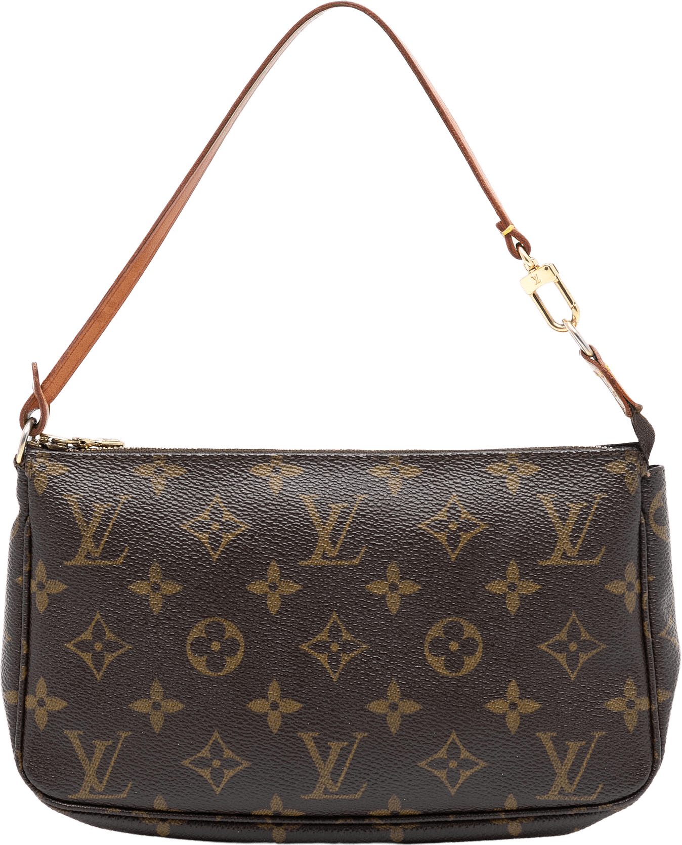 Louis Vuitton Monogram Pochette Accessoires, från Luxclusif, i färgen brown.
