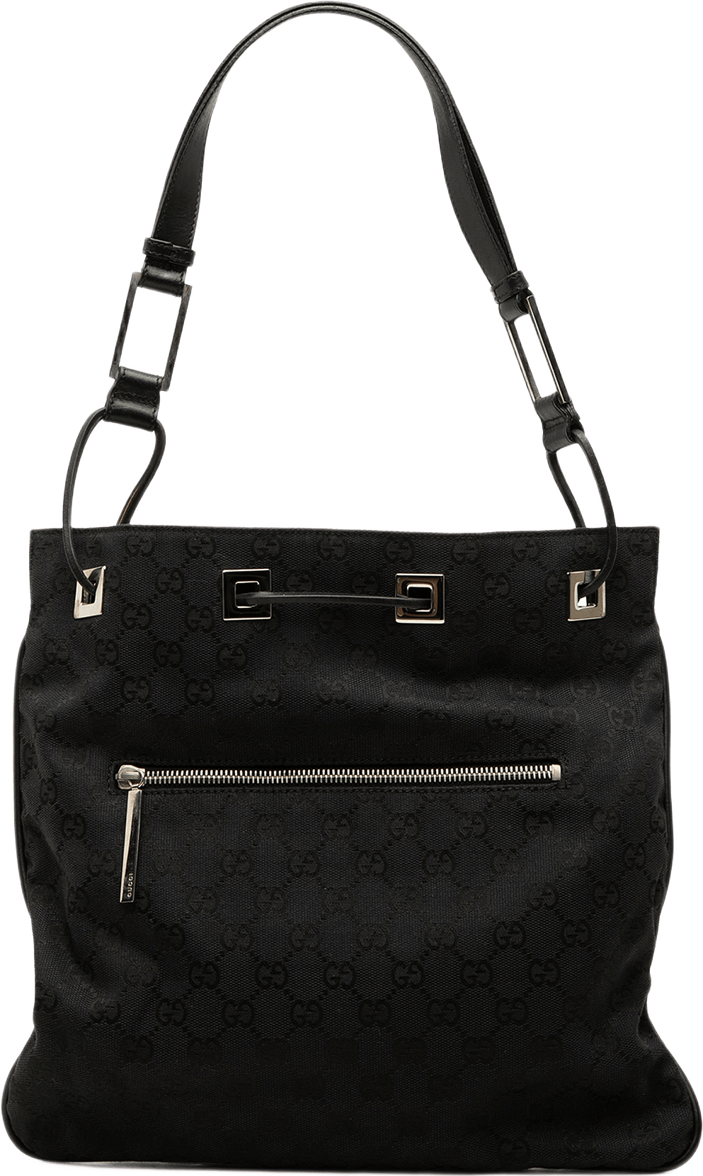 Gucci Gg Canvas Shoulder Bag, från Luxclusif, i färgen svart.