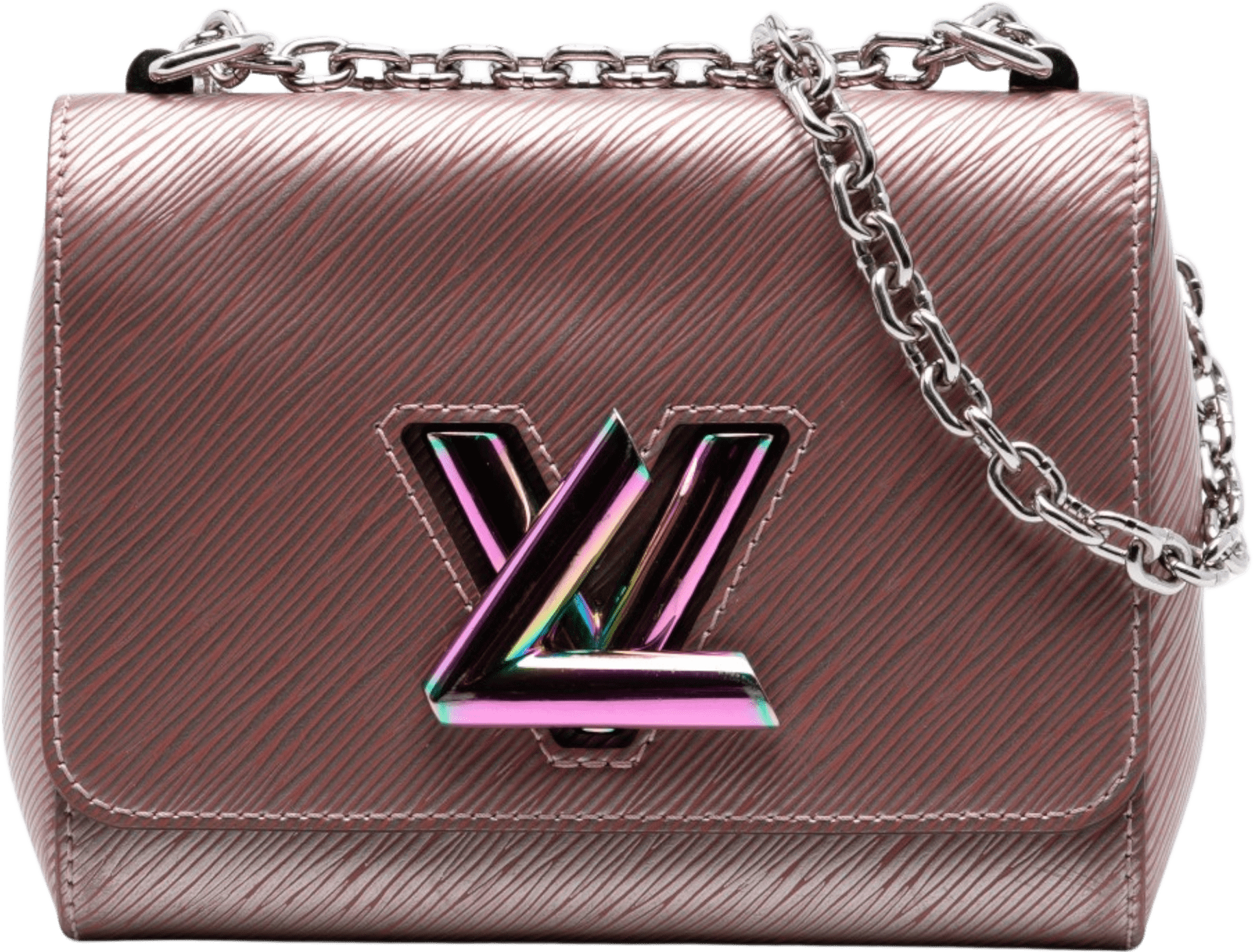 Louis Vuitton Epi Scarabeo Twist Pm, från Luxclusif, i färgen rose gold.