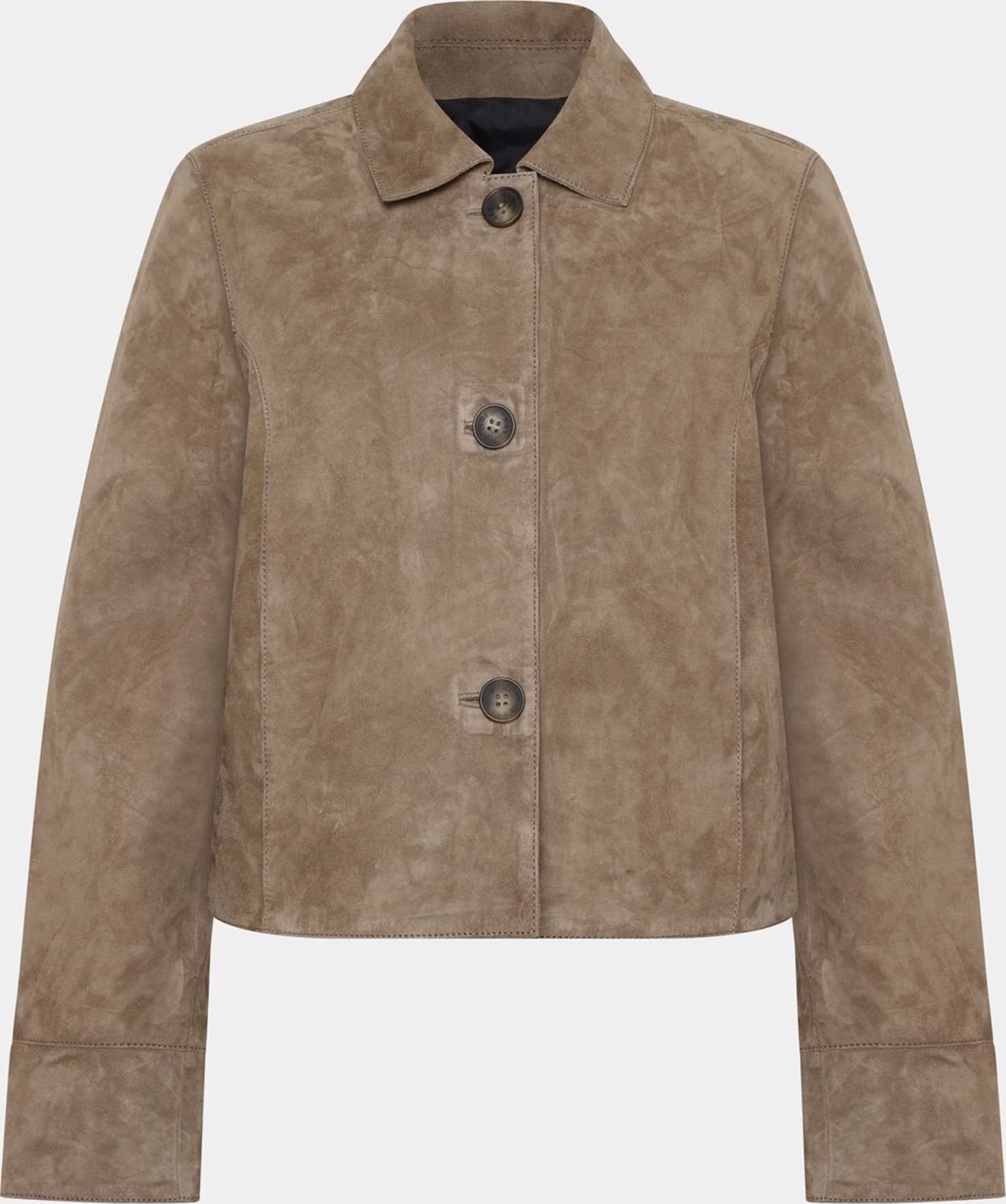 Thea Jacket, från Saki, i färgen mocha cream.