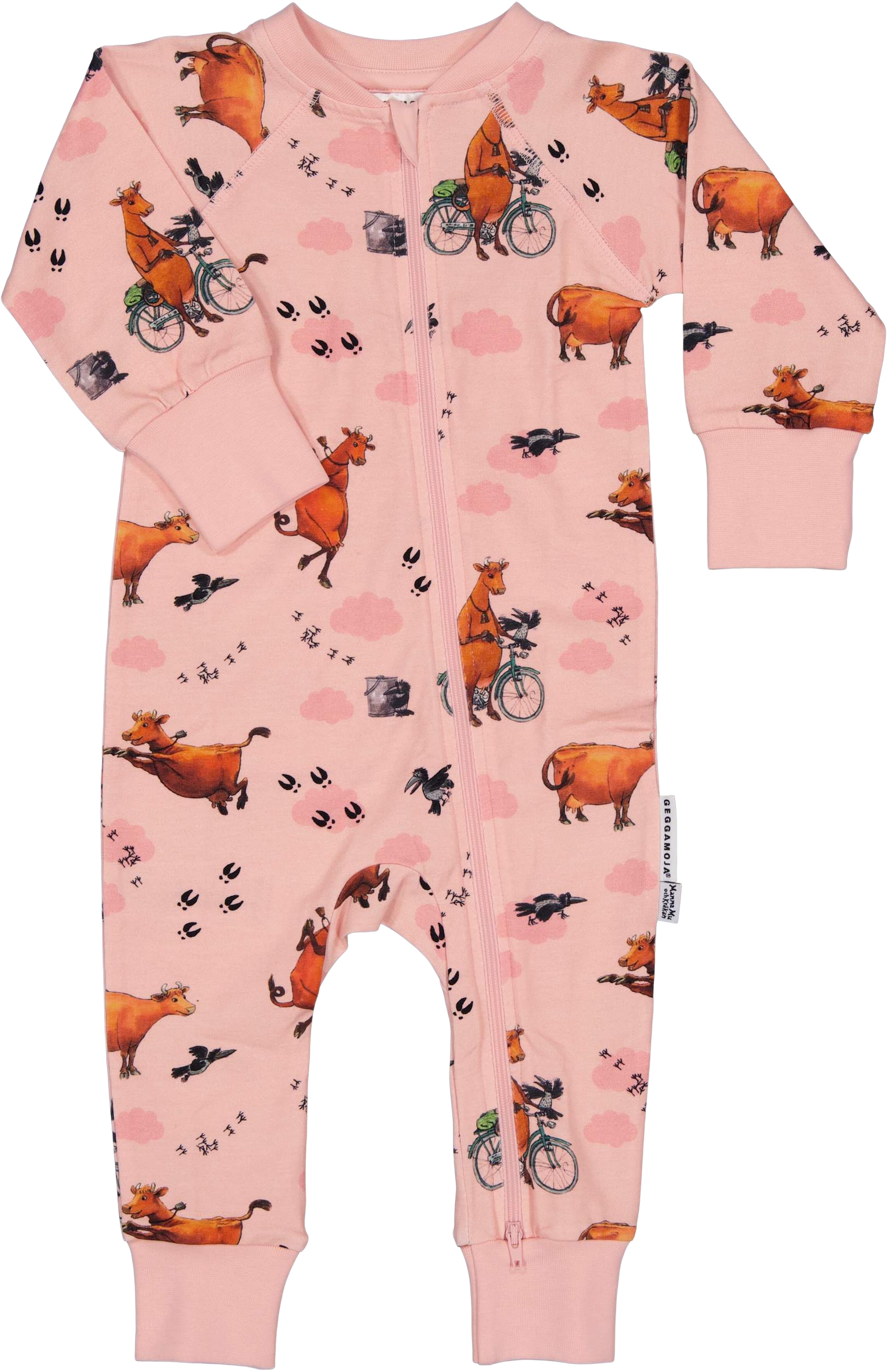 Mamma Mu Och Kråkan Pyjamas., från Geggamoja, i färgen rosa moln.