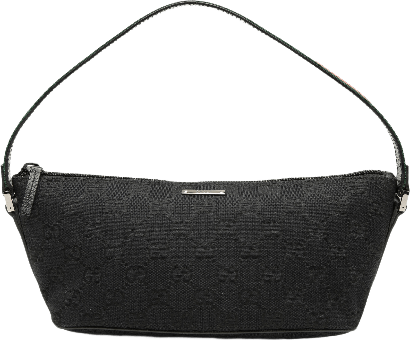 Gucci Gg Canvas Web Boat, från Luxclusif, i färgen svart.