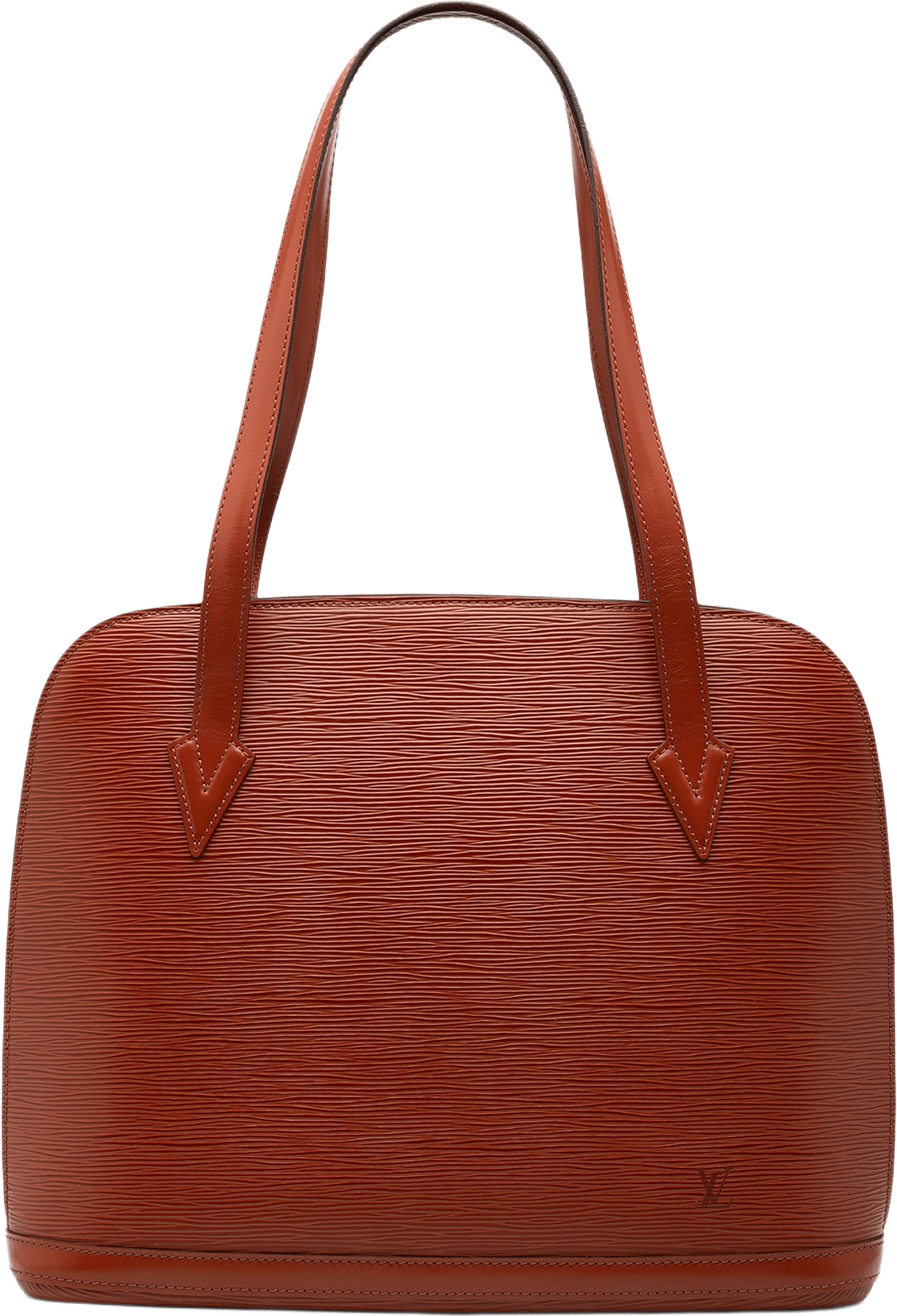 Louis Vuitton Epi Lussac, från Luxclusif, i färgen brown.