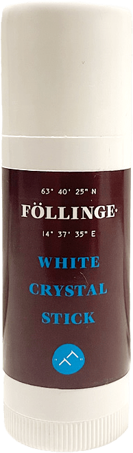 White Crystal Stick/vita Blomman Stift