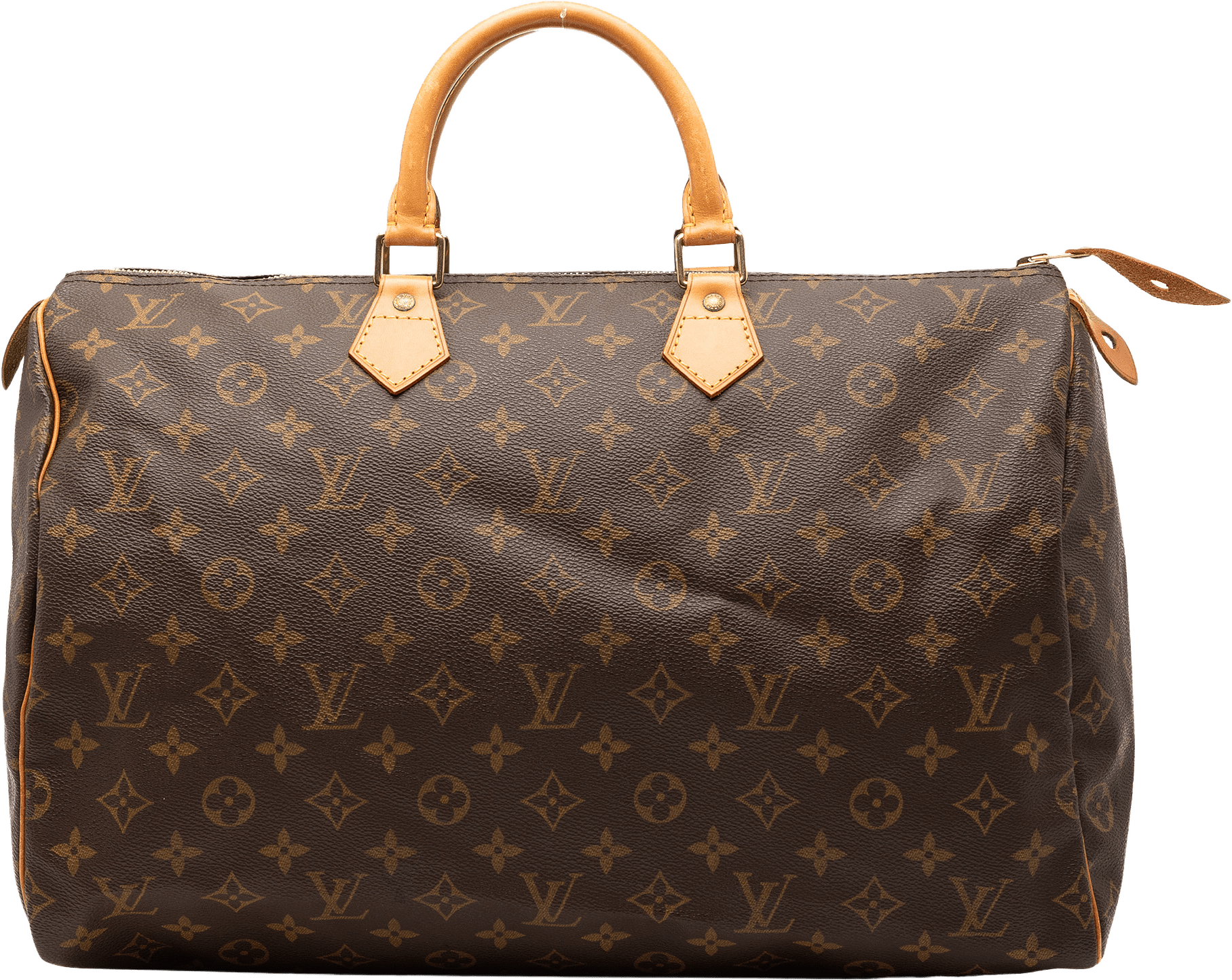 Louis Vuitton Monogram Speedy 40, från Luxclusif, i färgen brown.