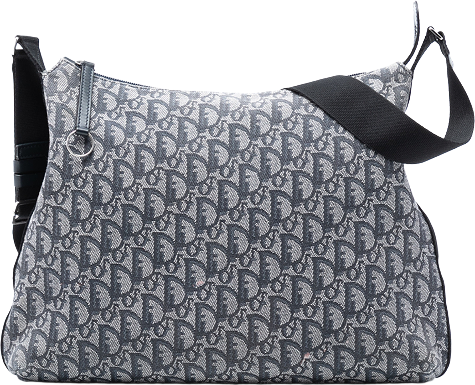 Dior Diorissimo Trotter Canvas Crossbody, från Luxclusif, i färgen navy.