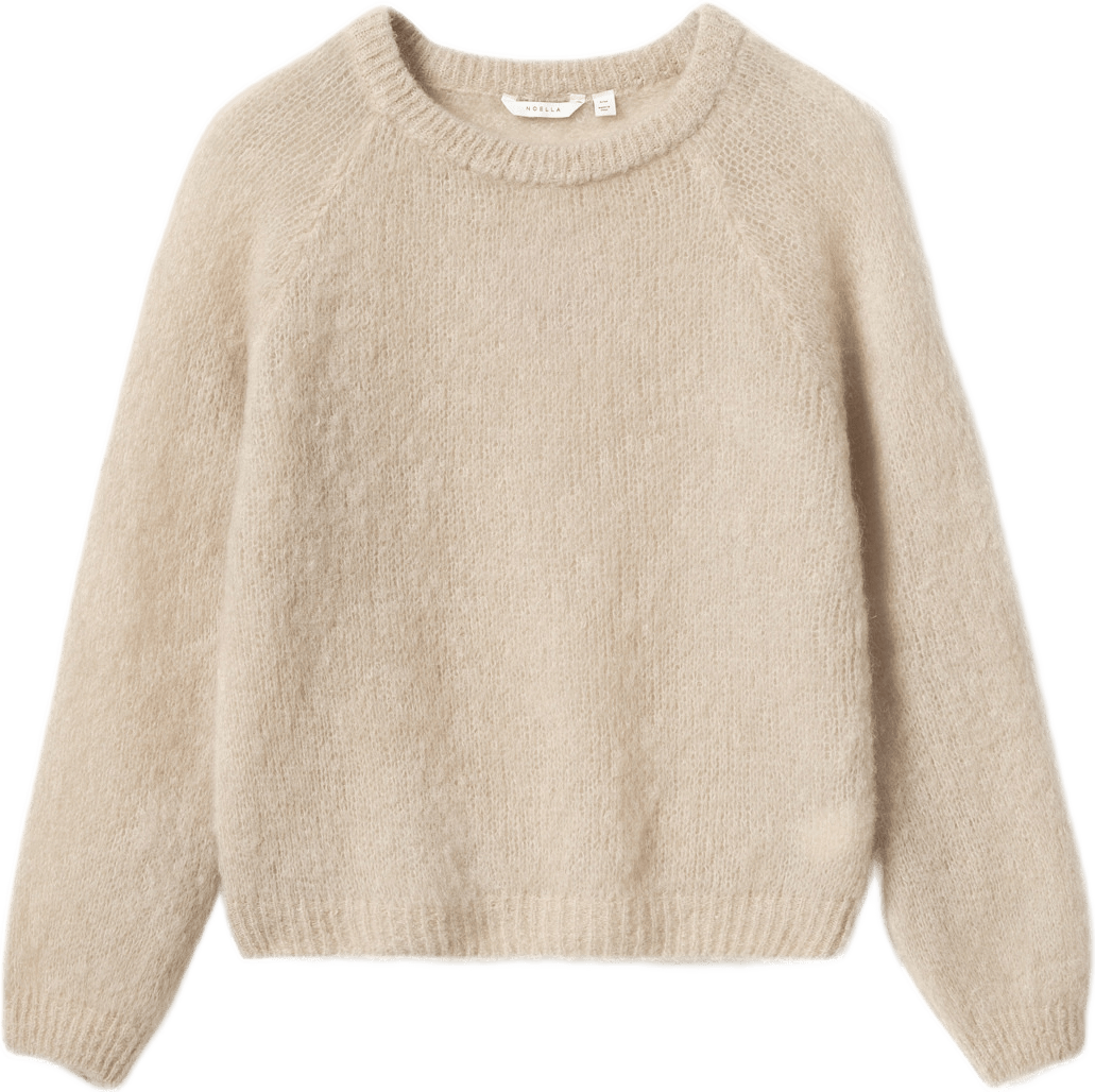 N-latora Mohair Knit, från Noella, i färgen beige.