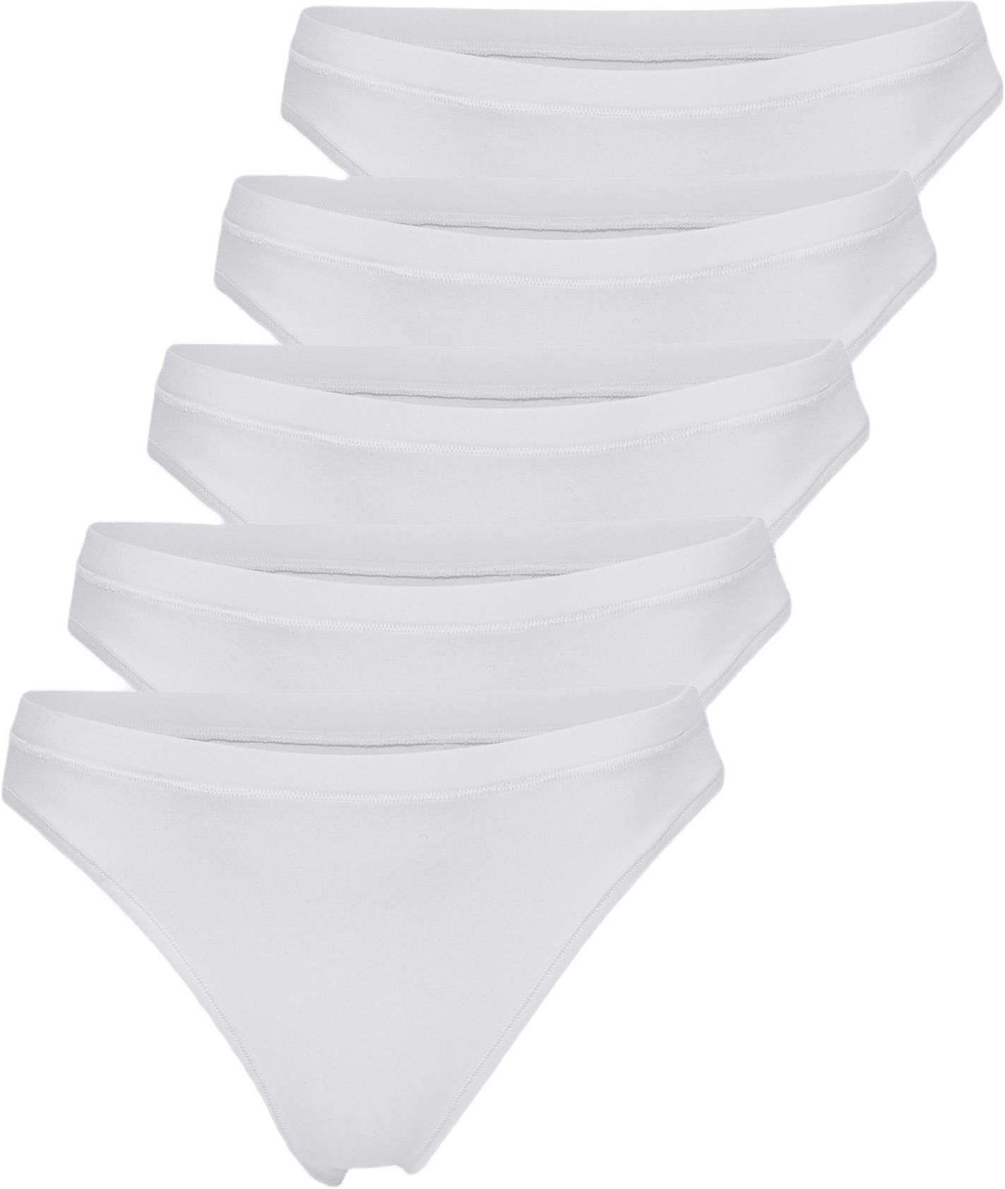 5-pack Ekologisk Bomull, Taitrosa, Svart, från JBS of Denmark, i färgen white.