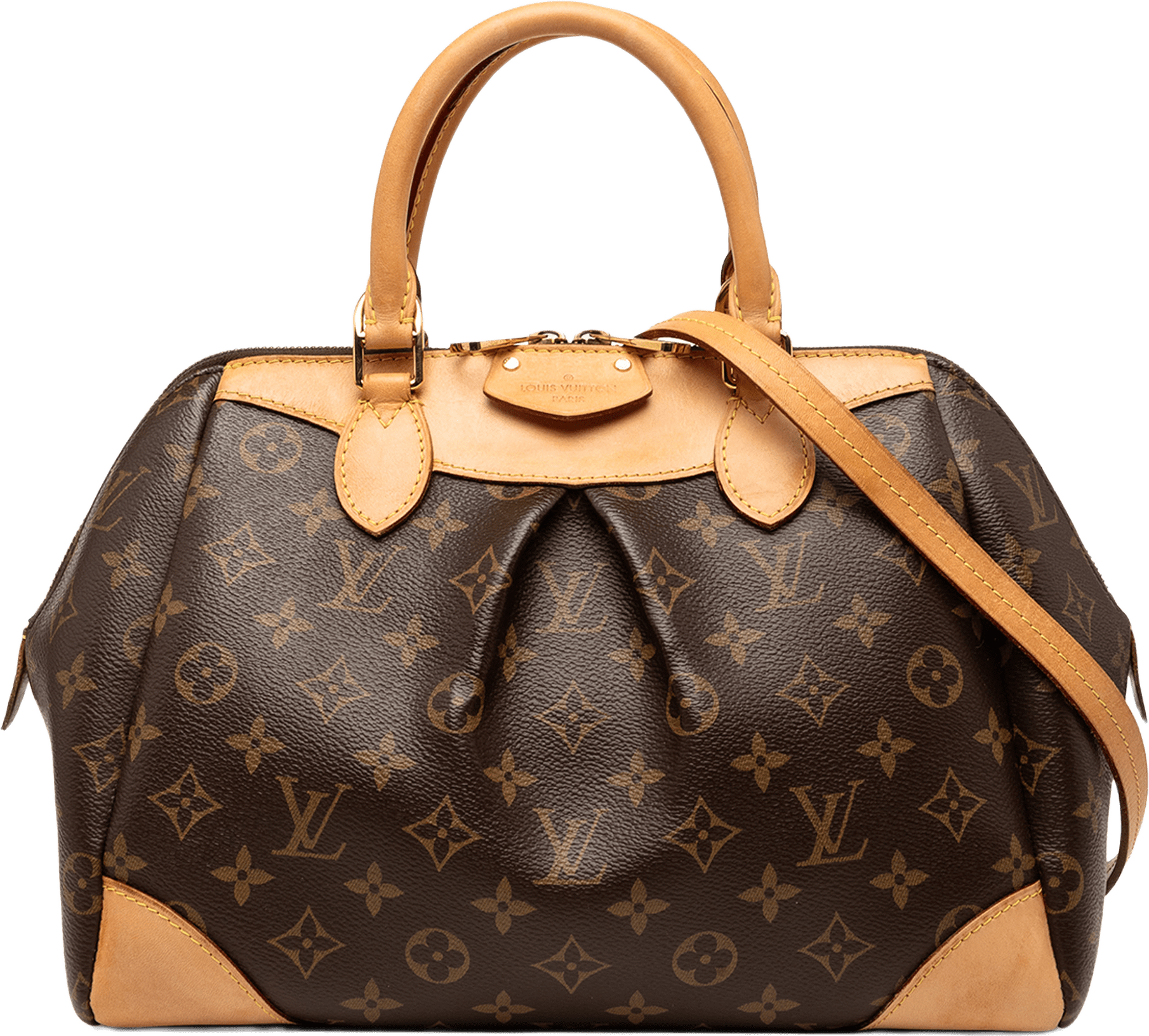 Louis Vuitton Monogram Segur, från Luxclusif, i färgen brown.