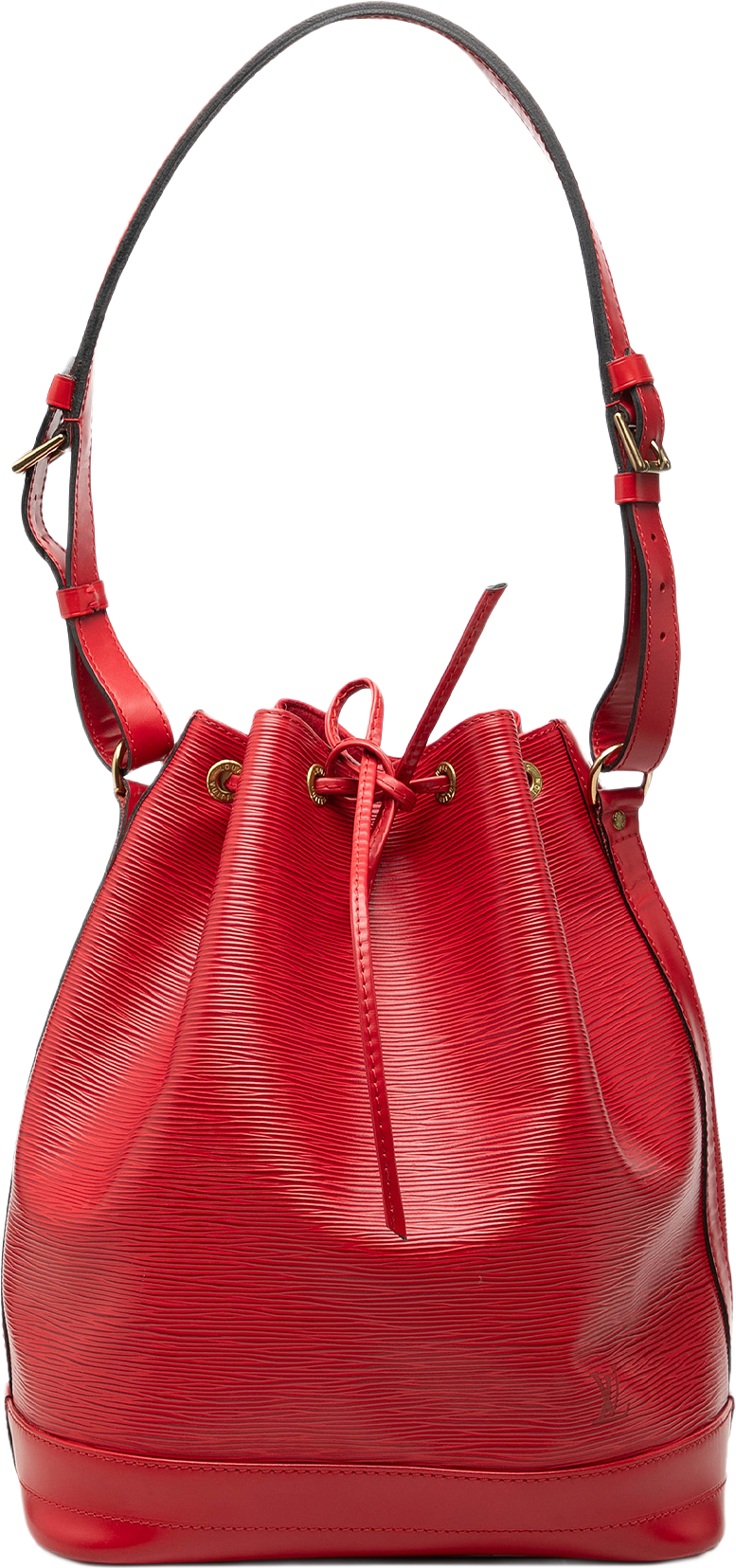 Louis Vuitton Epi Noe Gm, från Luxclusif, i färgen röd.