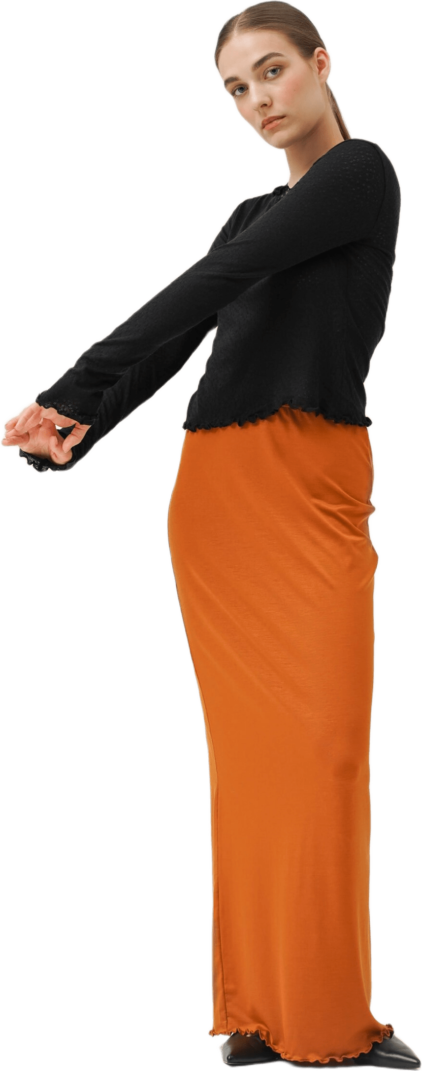 Mae Maxi Skirt - Almond