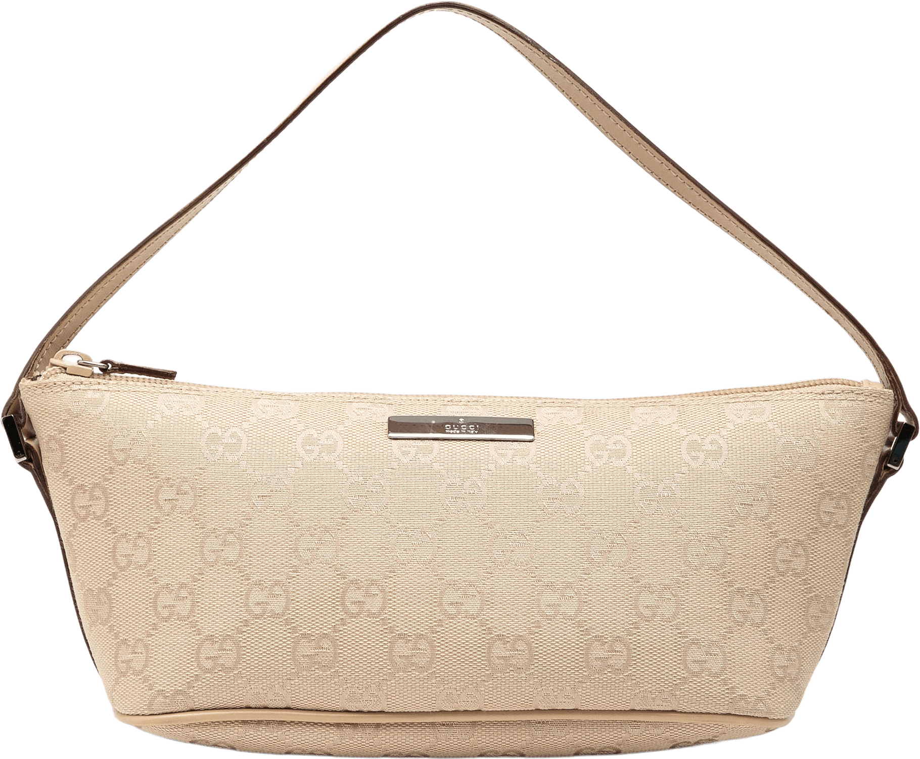 Gucci Gg Canvas Boat, från Luxclusif, i färgen beige.