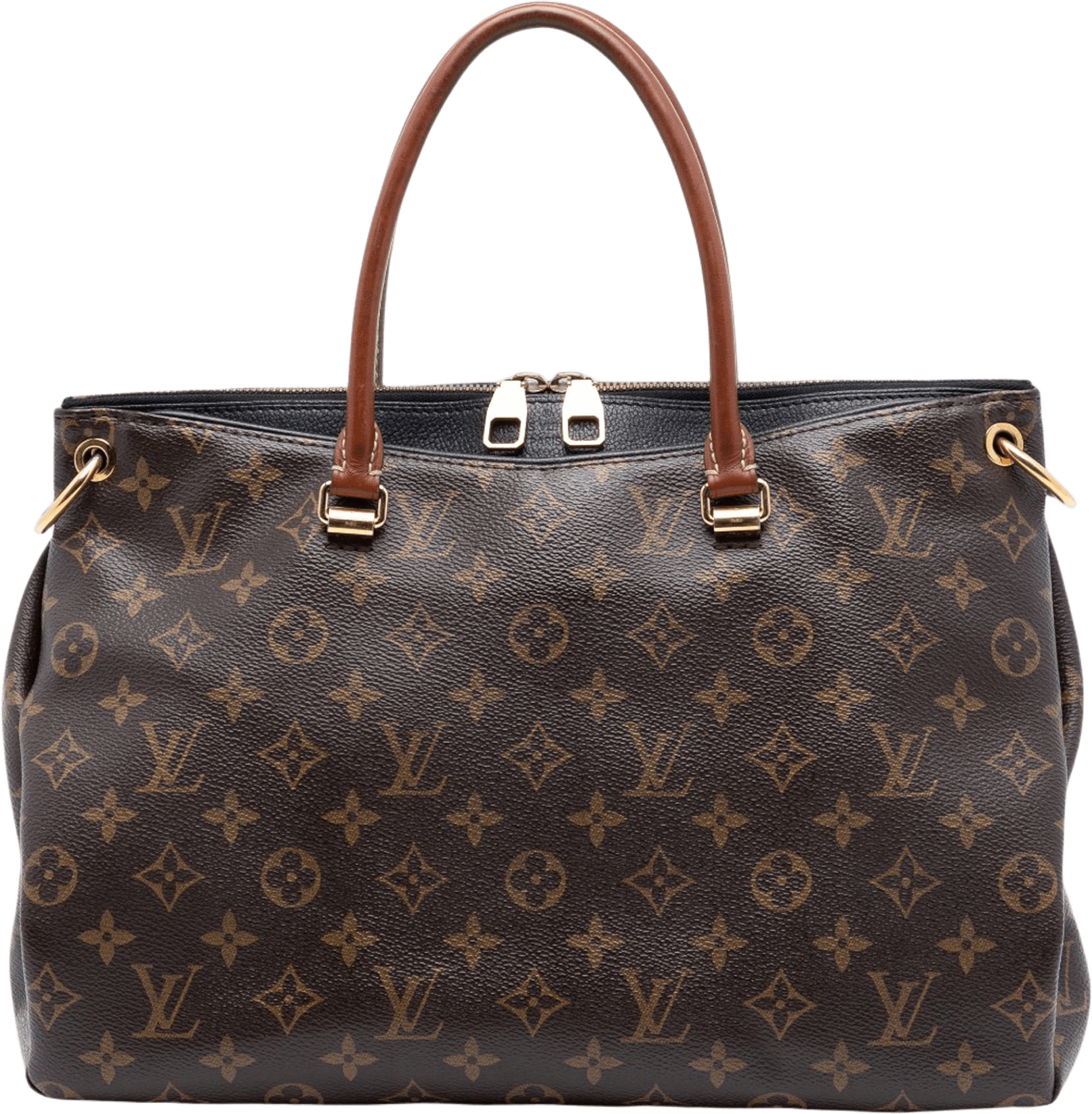 Louis Vuitton Monogram Pallas Mm, från Luxclusif, i färgen brown.