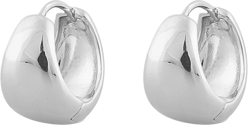 Core Pure Oval Earring, från SNÖ of Sweden, i färgen plain s.
