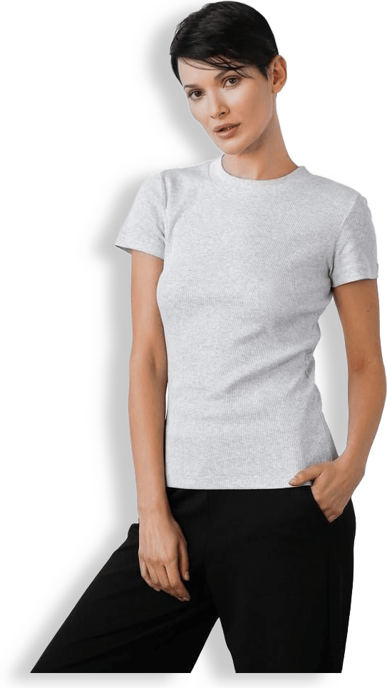 Ottille Tee - Grey Melange