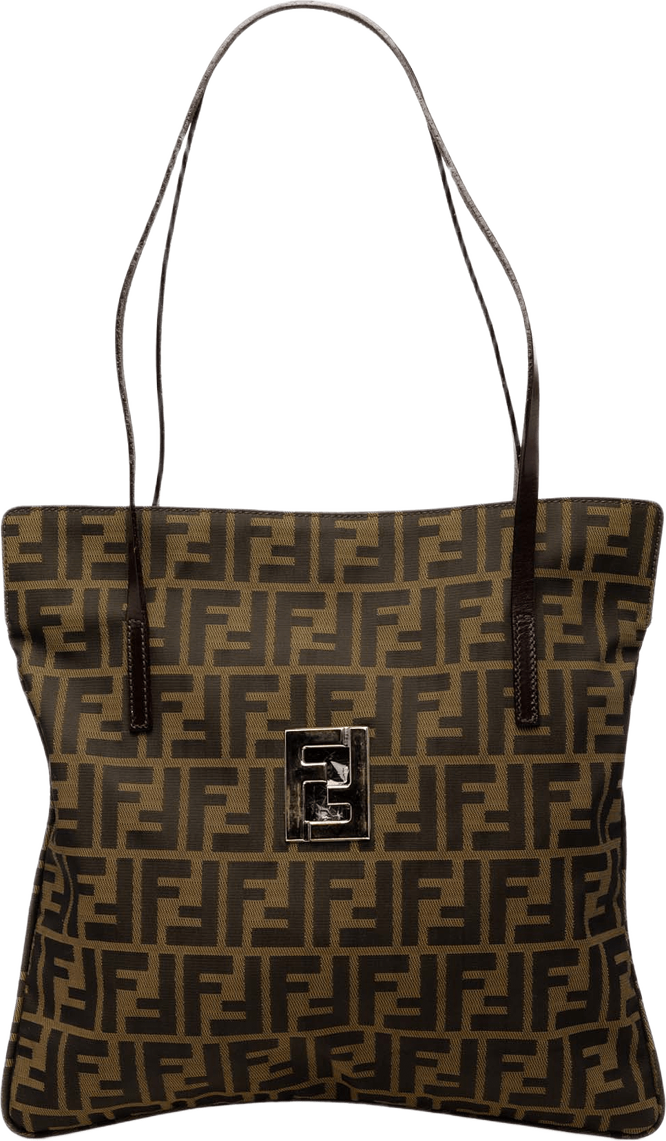 Fendi Zucca Canvas Tote, från Luxclusif, i färgen brown.