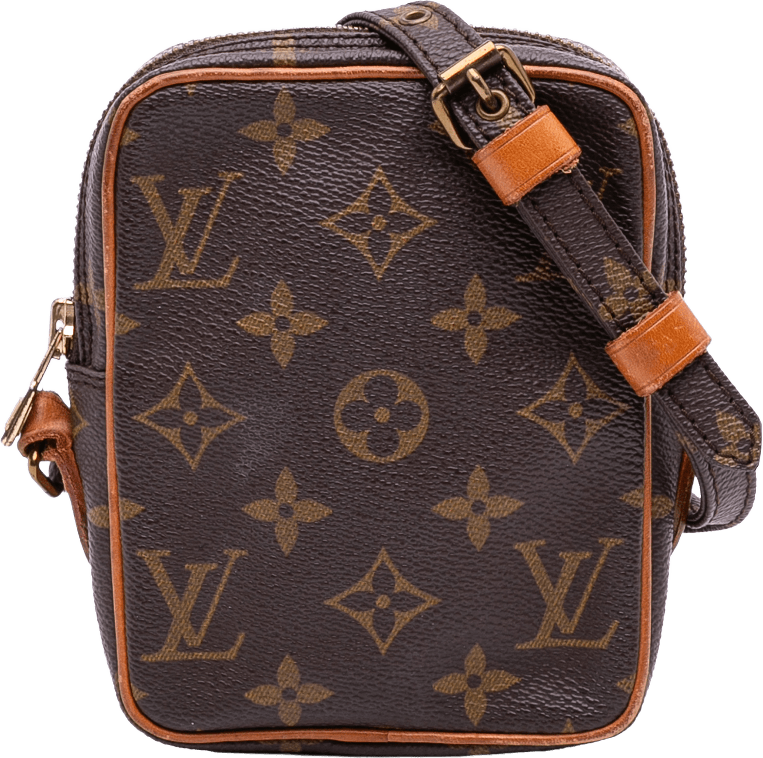 Louis Vuitton Monogram Mini Danube, från Luxclusif, i färgen brown.