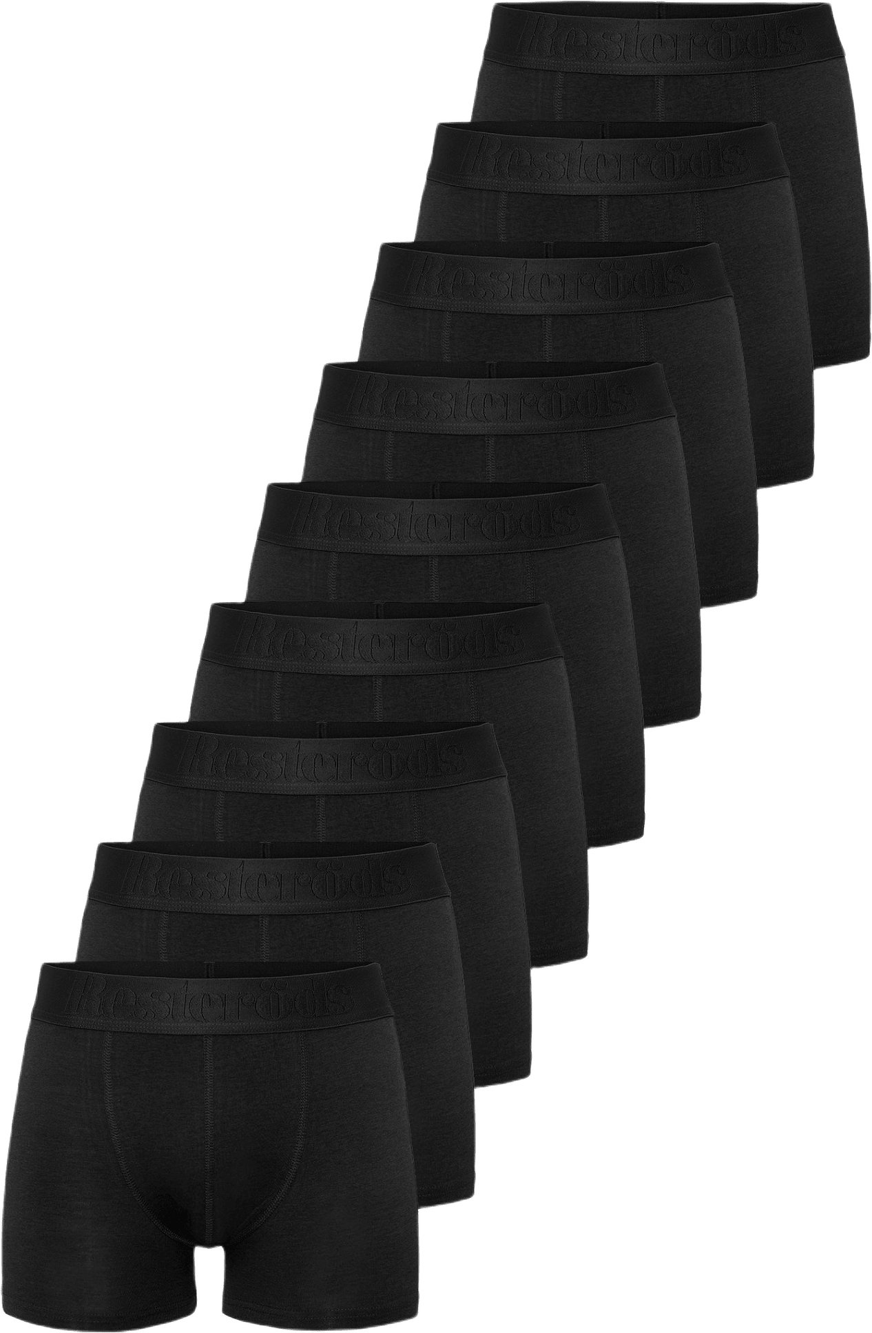 Bambu, Boxer "gunnar", 9-pack, Svart