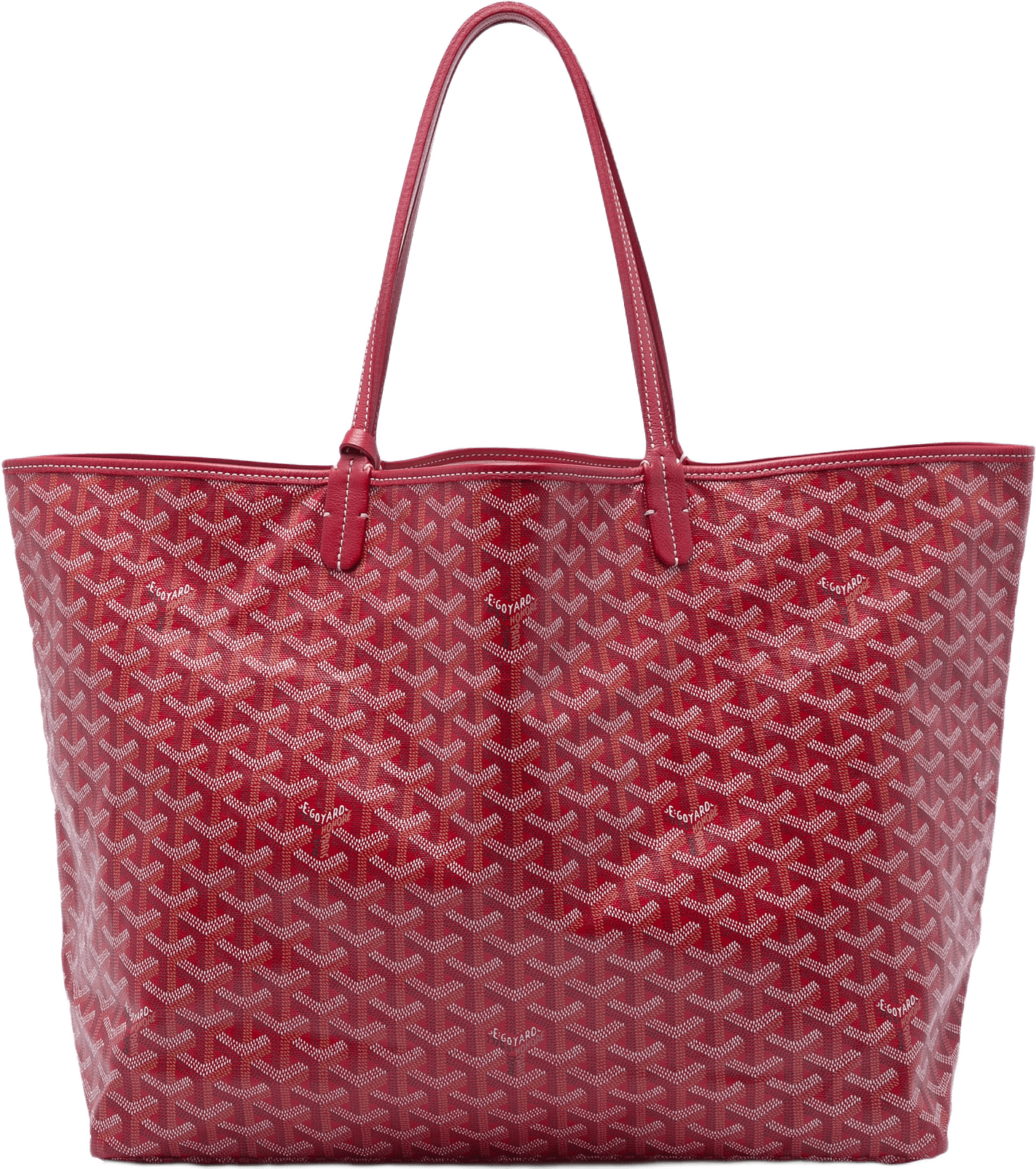 Goyard Goyardine Saint Louis Gm, från Luxclusif, i färgen röd.