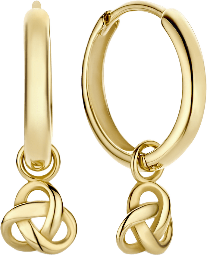 Rivoli 14 Karat Guld Creoler