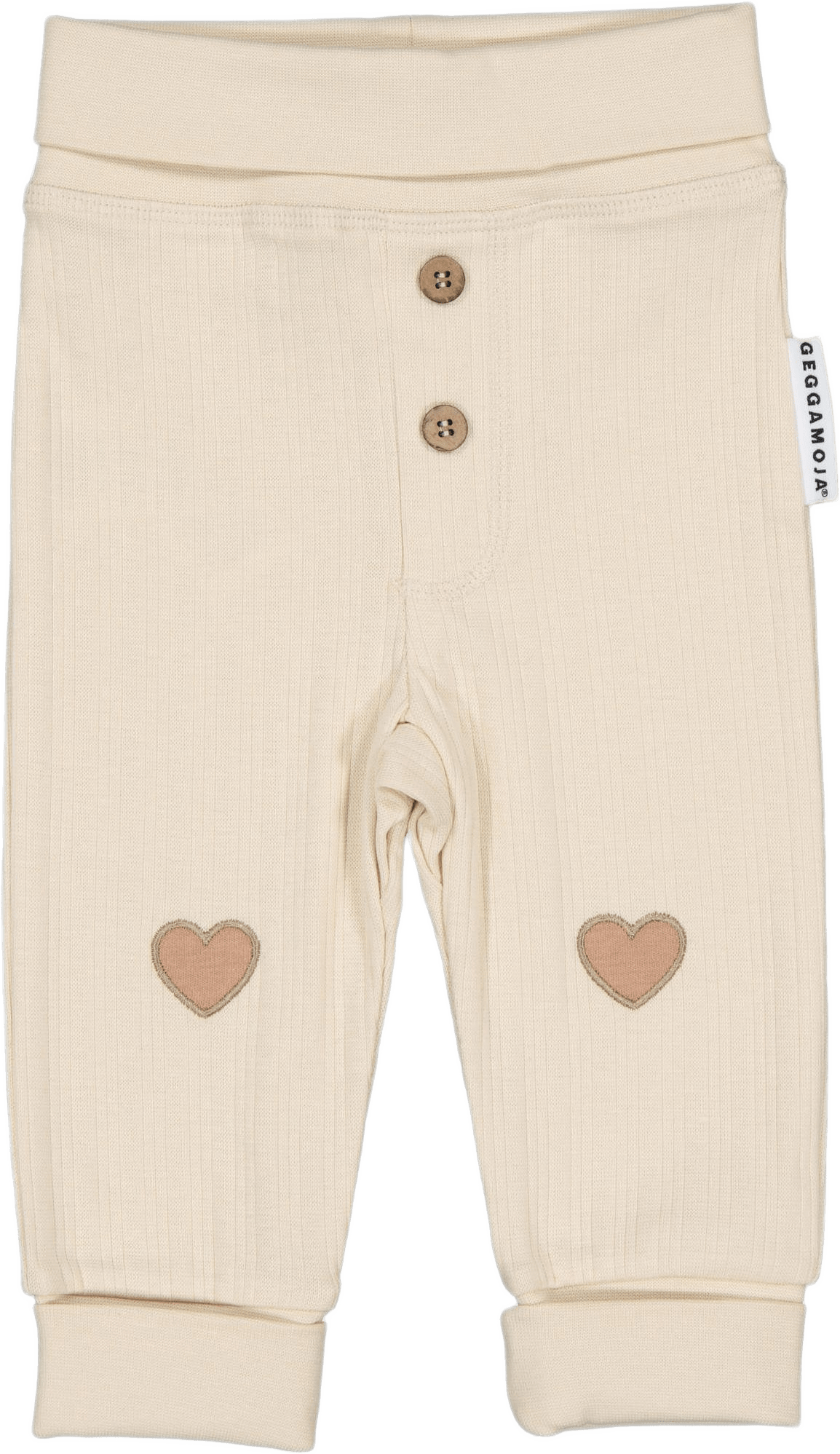 Babybyxor, från Geggamoja, i färgen beige.