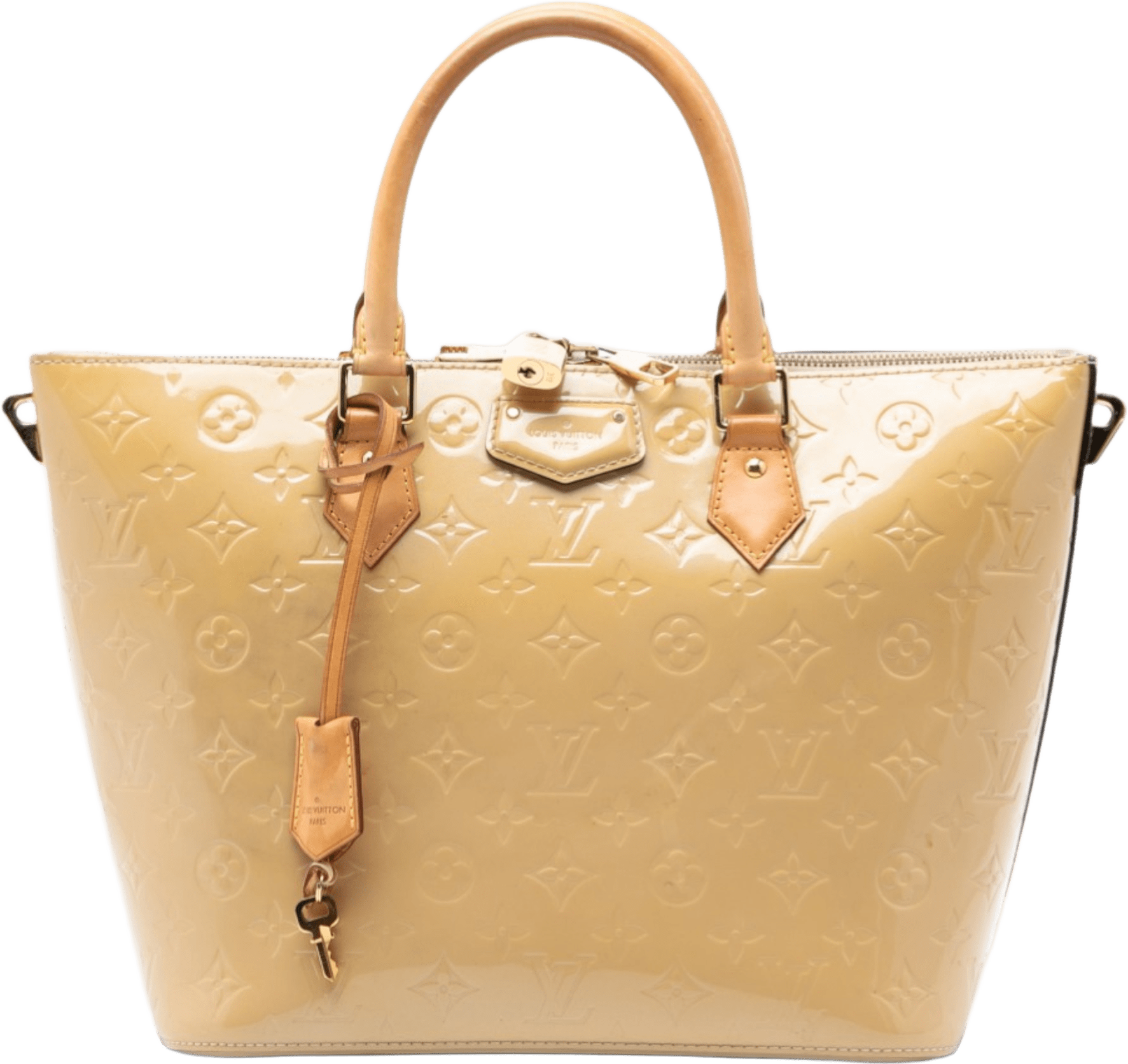 Louis Vuitton Monogram Vernis Montebello Mm, från Luxclusif, i färgen beige.