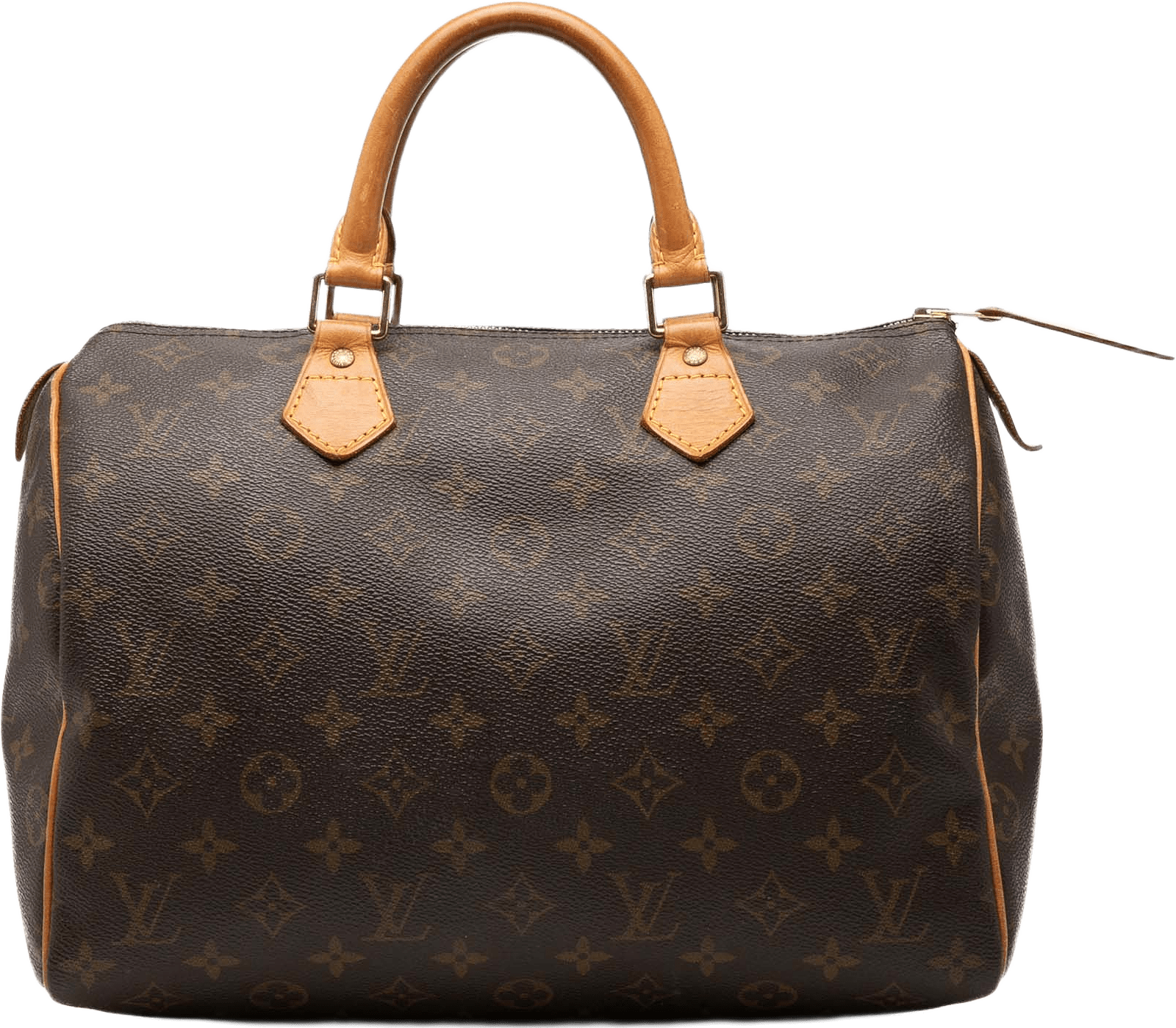Louis Vuitton Monogram Speedy 30, från Luxclusif, i färgen brown.