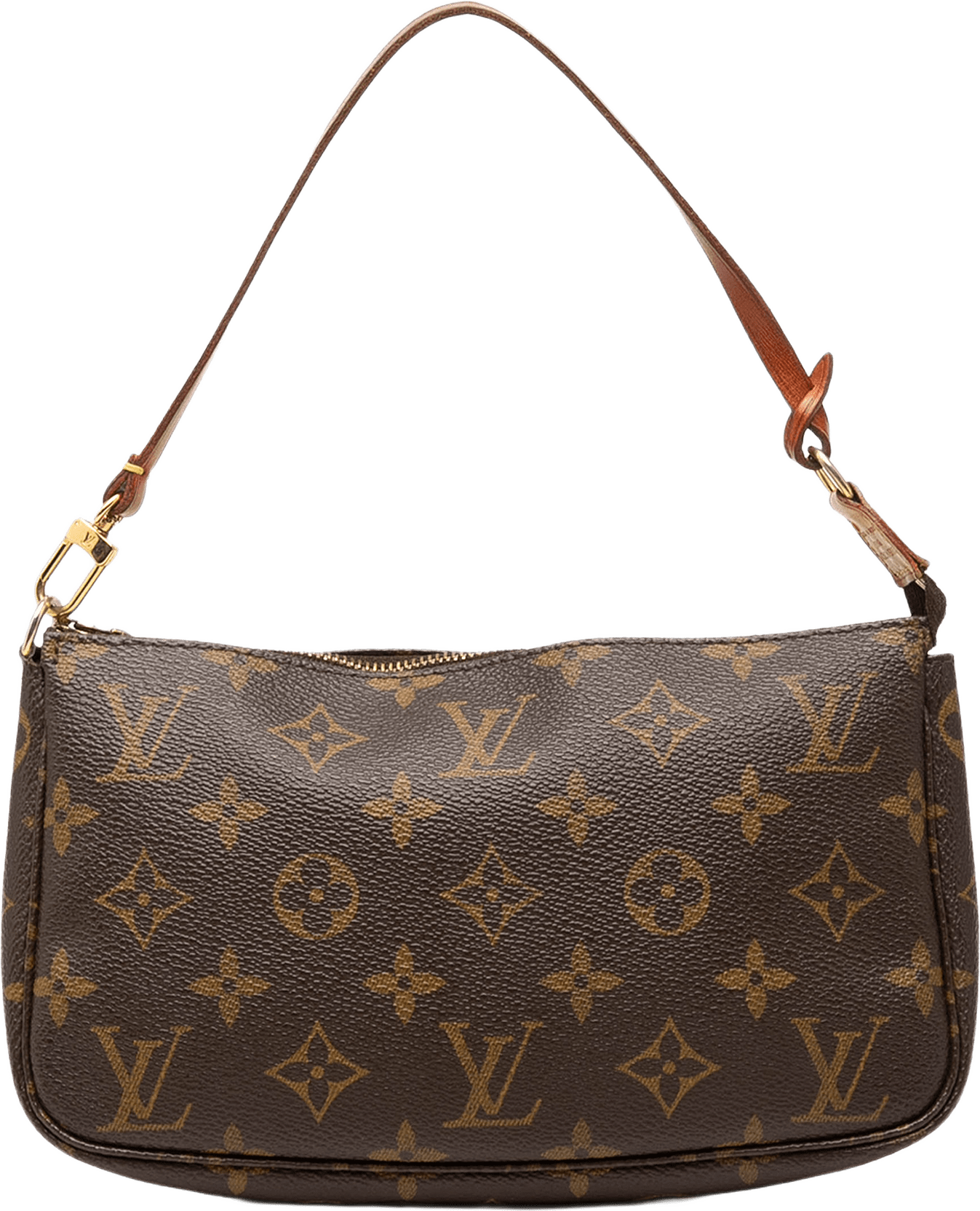 Louis Vuitton Monogram Pochette Accessoires, från Luxclusif, i färgen brown.