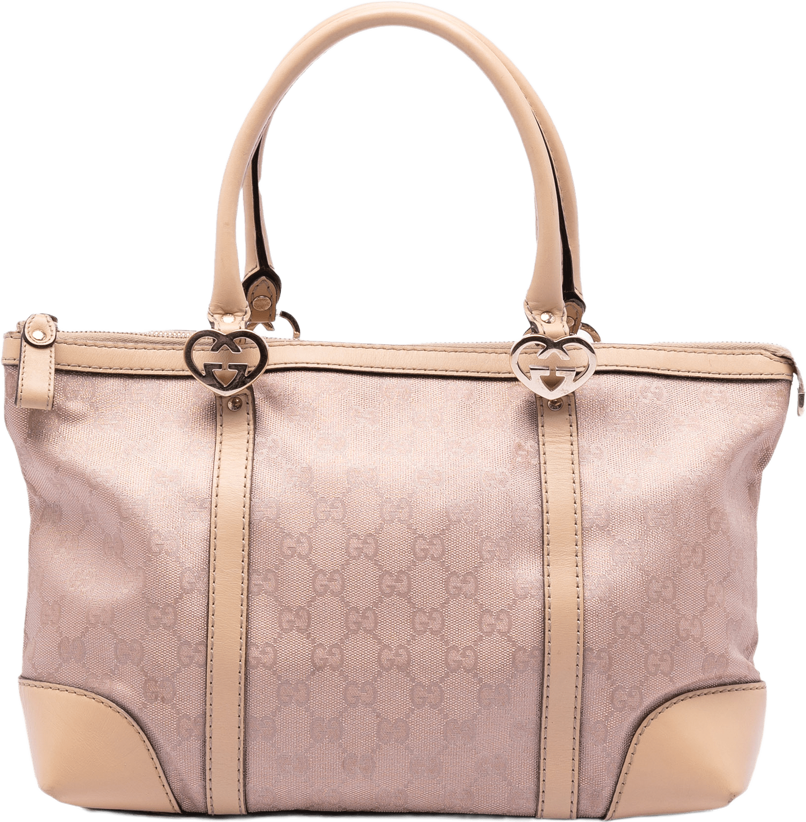 Gucci Gg Canvas Lovely Tote, från Luxclusif, i färgen rosa.