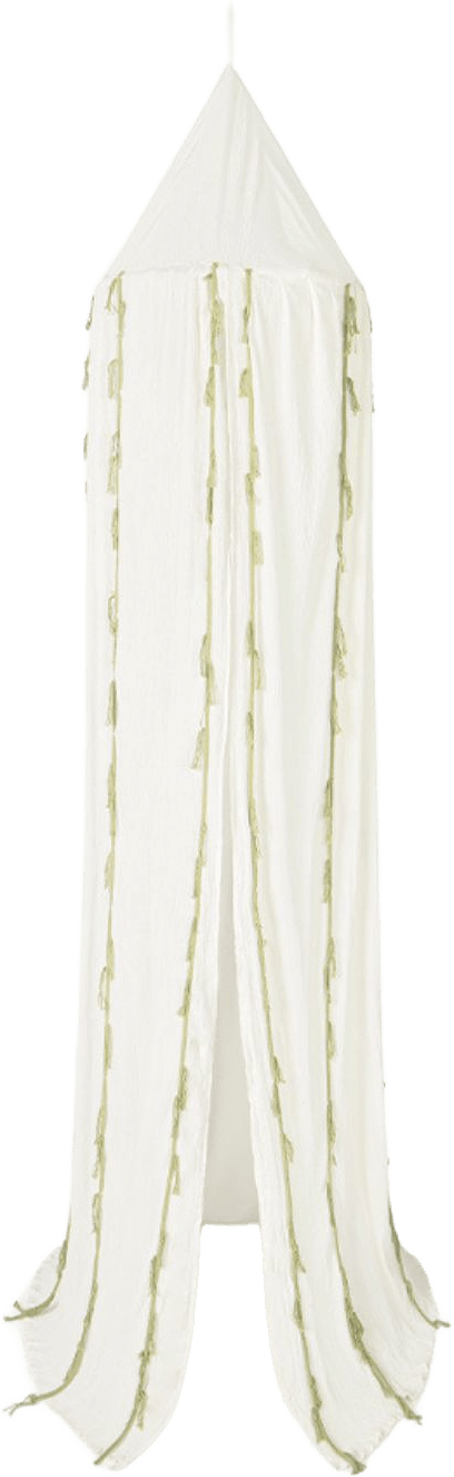 Sjömansbaldakin Crepe Swan, från LORENA CANALS, i färgen elfenben, matcha.