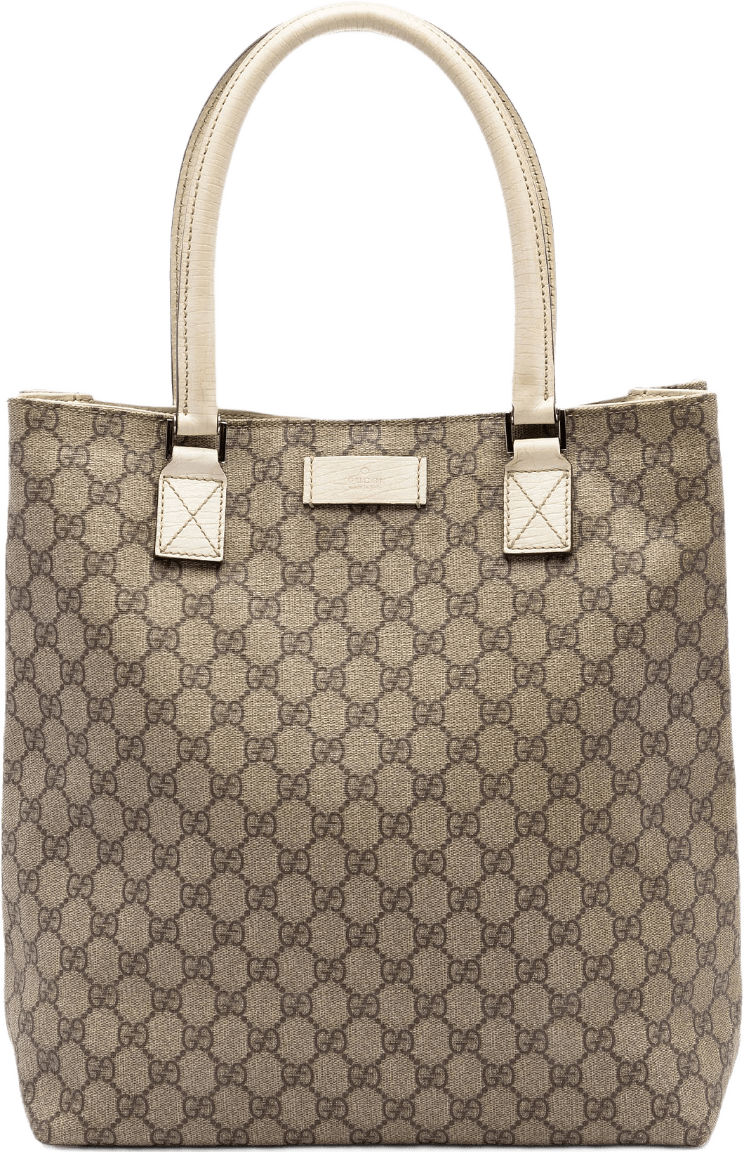 Gucci Gg Supreme Tote, från Luxclusif, i färgen beige.