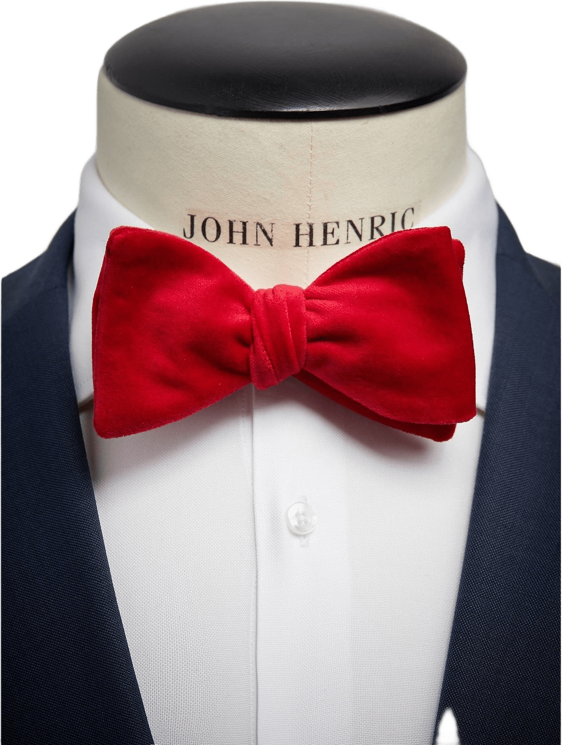 Self Tied Velvet Bow Tie