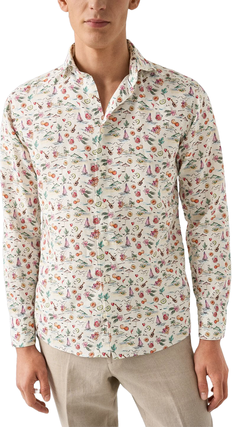Linneskjorta Slim Fit