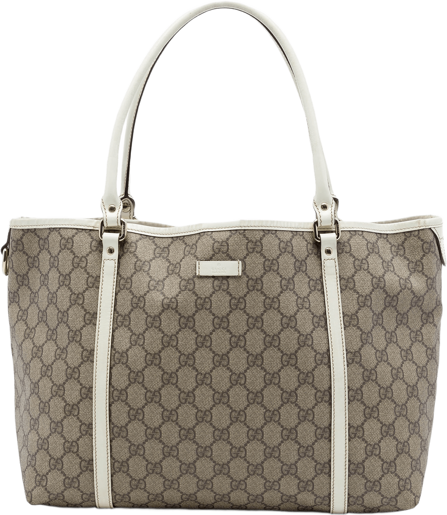 Gucci Medium Gg Supreme Joy Tote, från Luxclusif, i färgen beige.