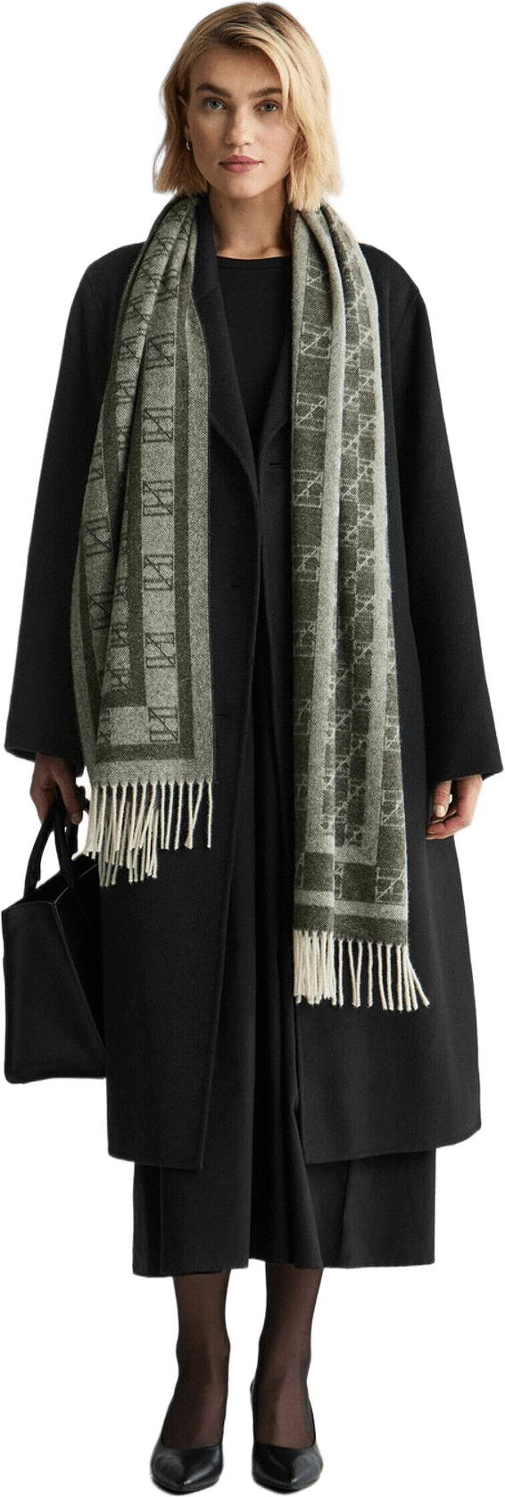 Ullscarf Newhouse, från Newhouse, i färgen mörkgrön.