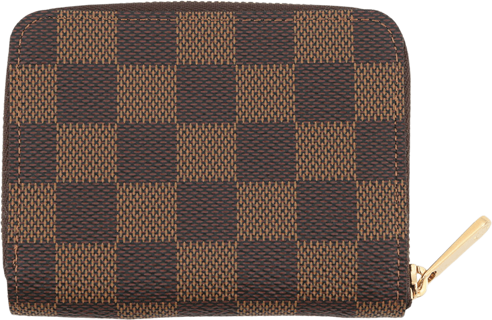 Louis Vuitton Damier Ebene Zippy Coin Pouch, från Luxclusif, i färgen brown.