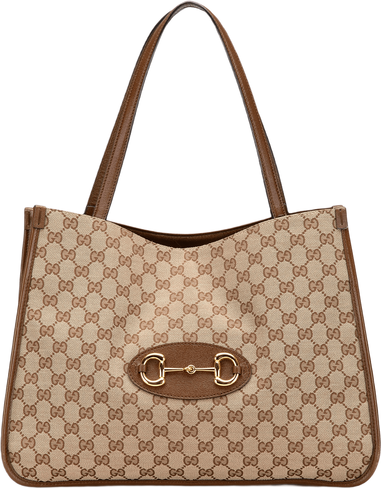 Gucci Gg Canvas Horsebit 1955 Tote