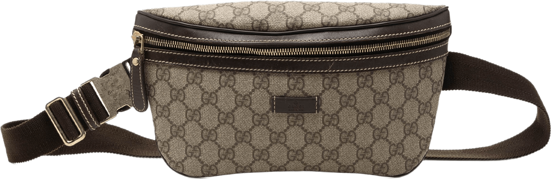 Gucci Gg Supreme Belt Bag, från Luxclusif, i färgen beige.