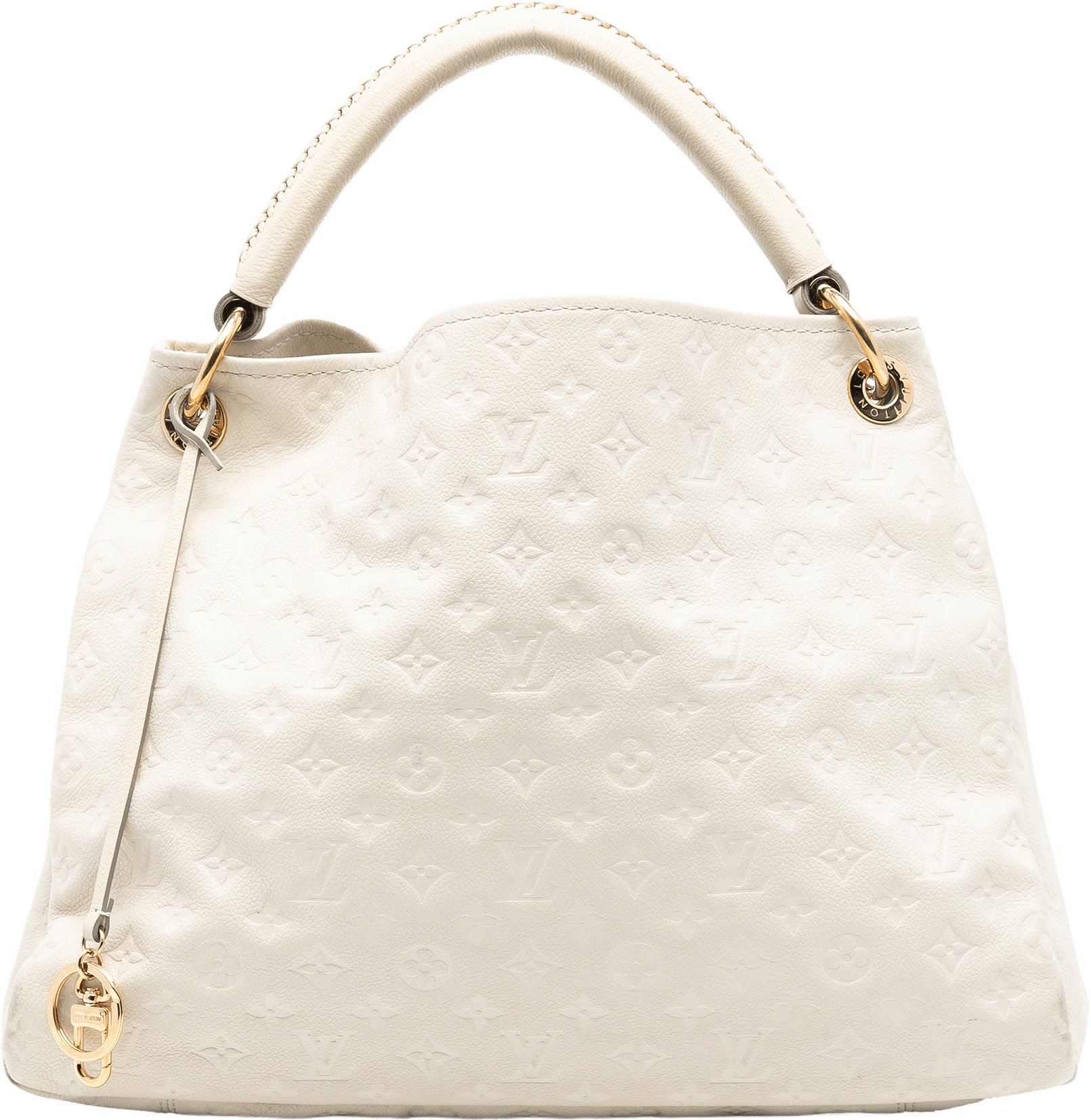 Louis Vuitton Monogram Empreinte Artsy Mm, från Luxclusif, i färgen light beige.