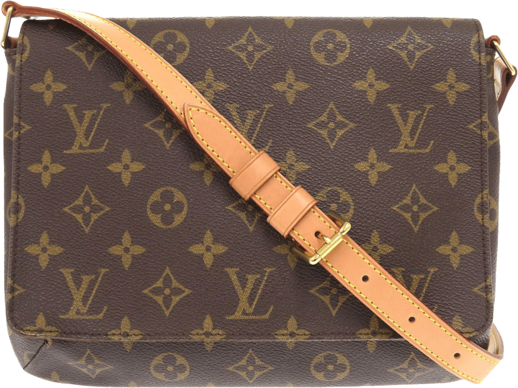 Louis Vuitton Monogram Musette Tango Short Strap, från Luxclusif, i färgen brown.