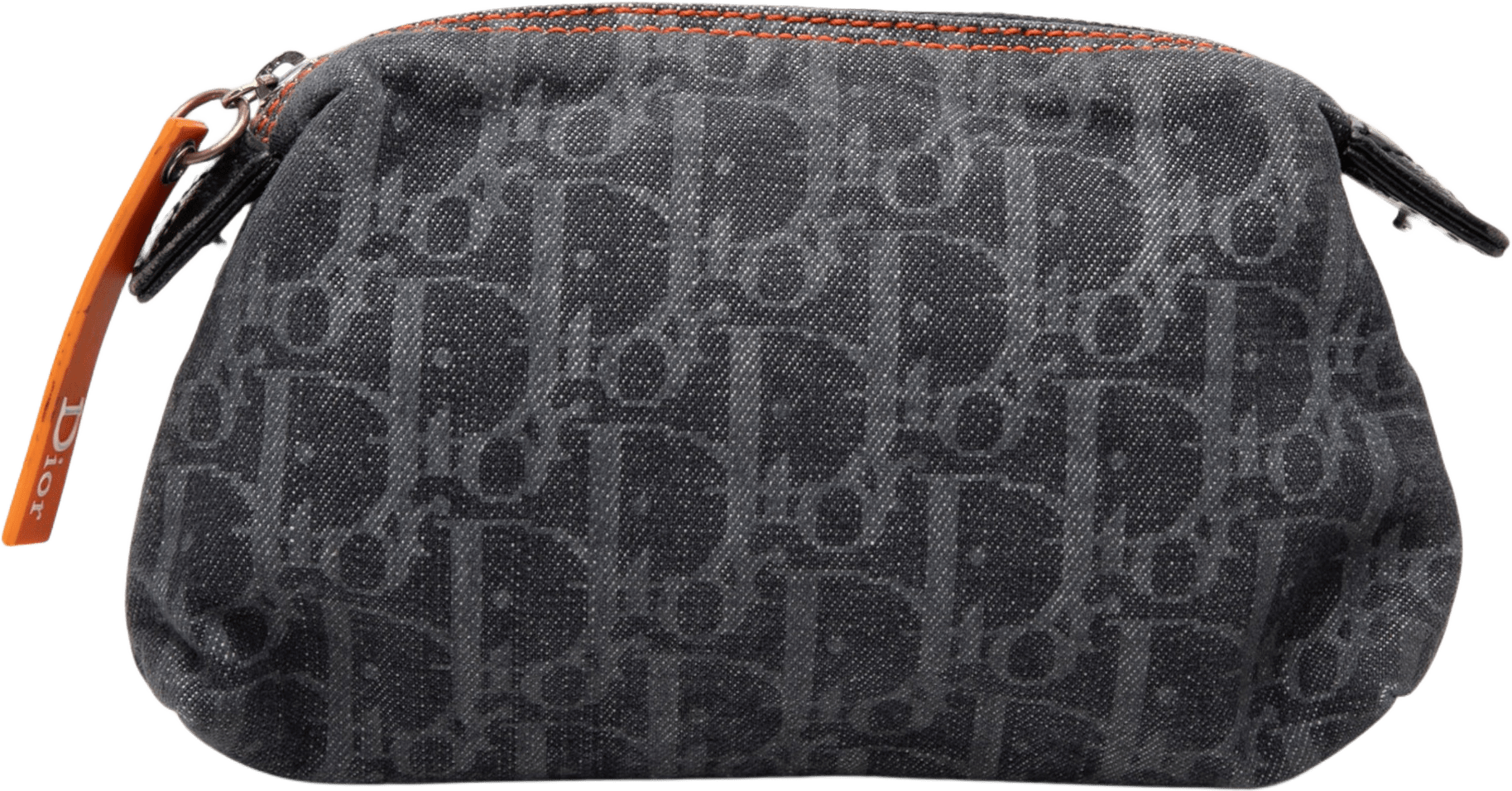 Dior Diorissimo Trotter Denim Flight Cosmetic Pouch, från Luxclusif, i färgen dark blue.