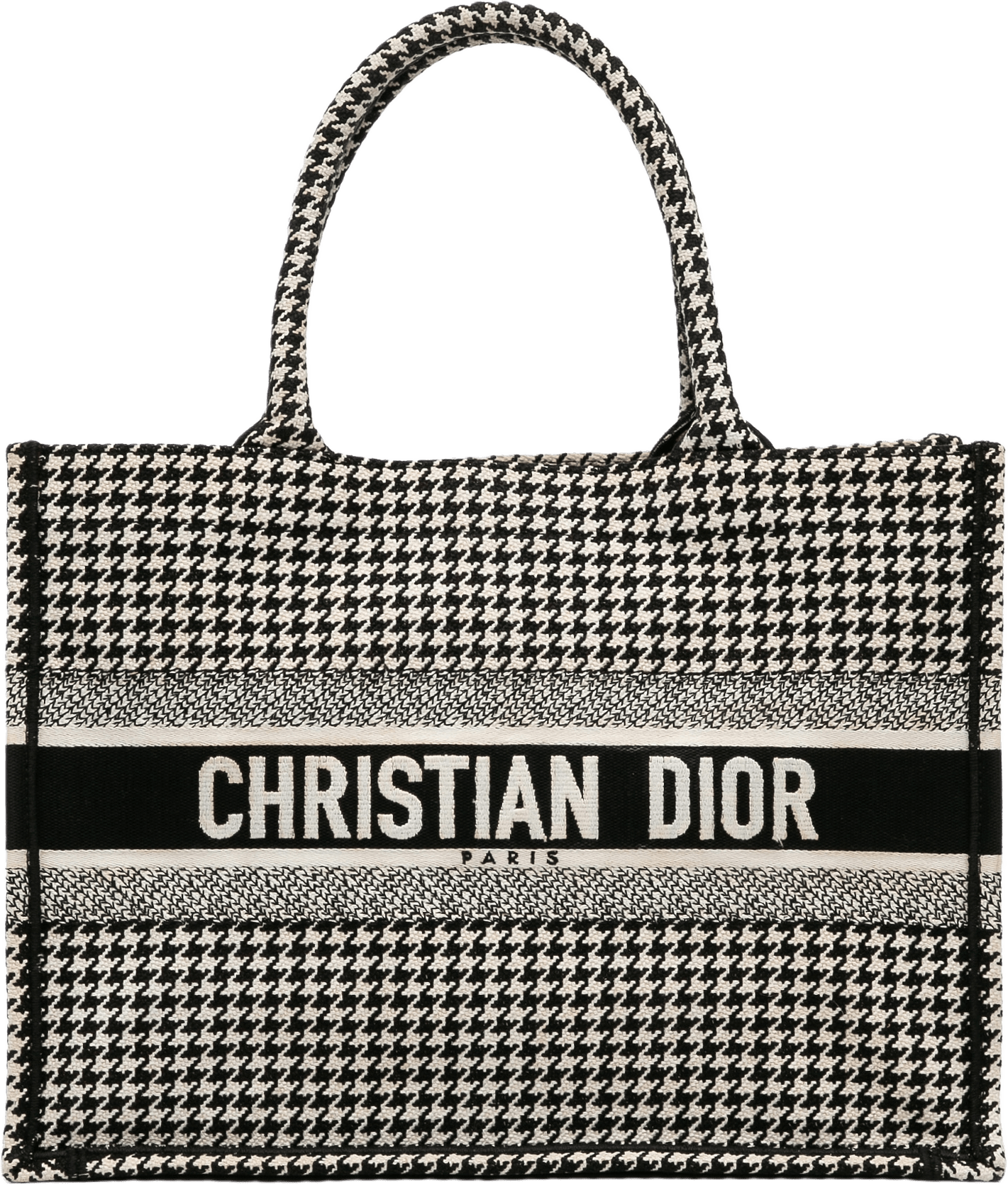 Dior Medium Houndstooth Book Tote