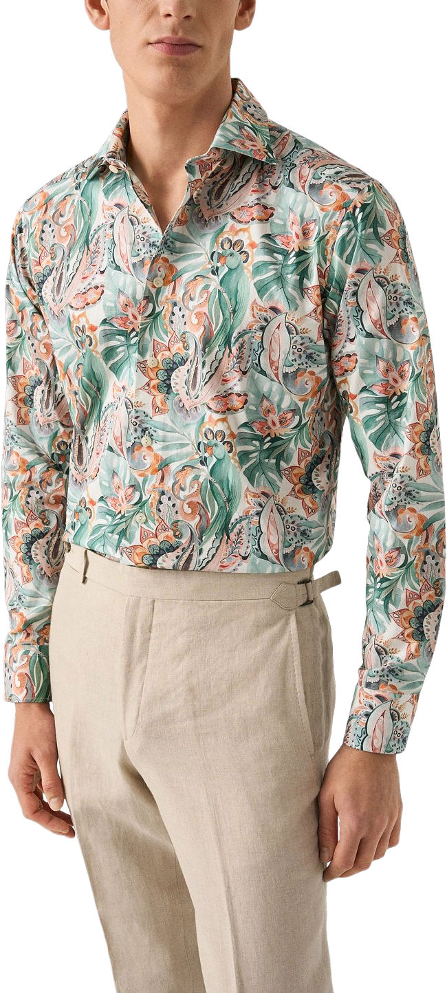 Signature Twill-skjorta Slim Fit